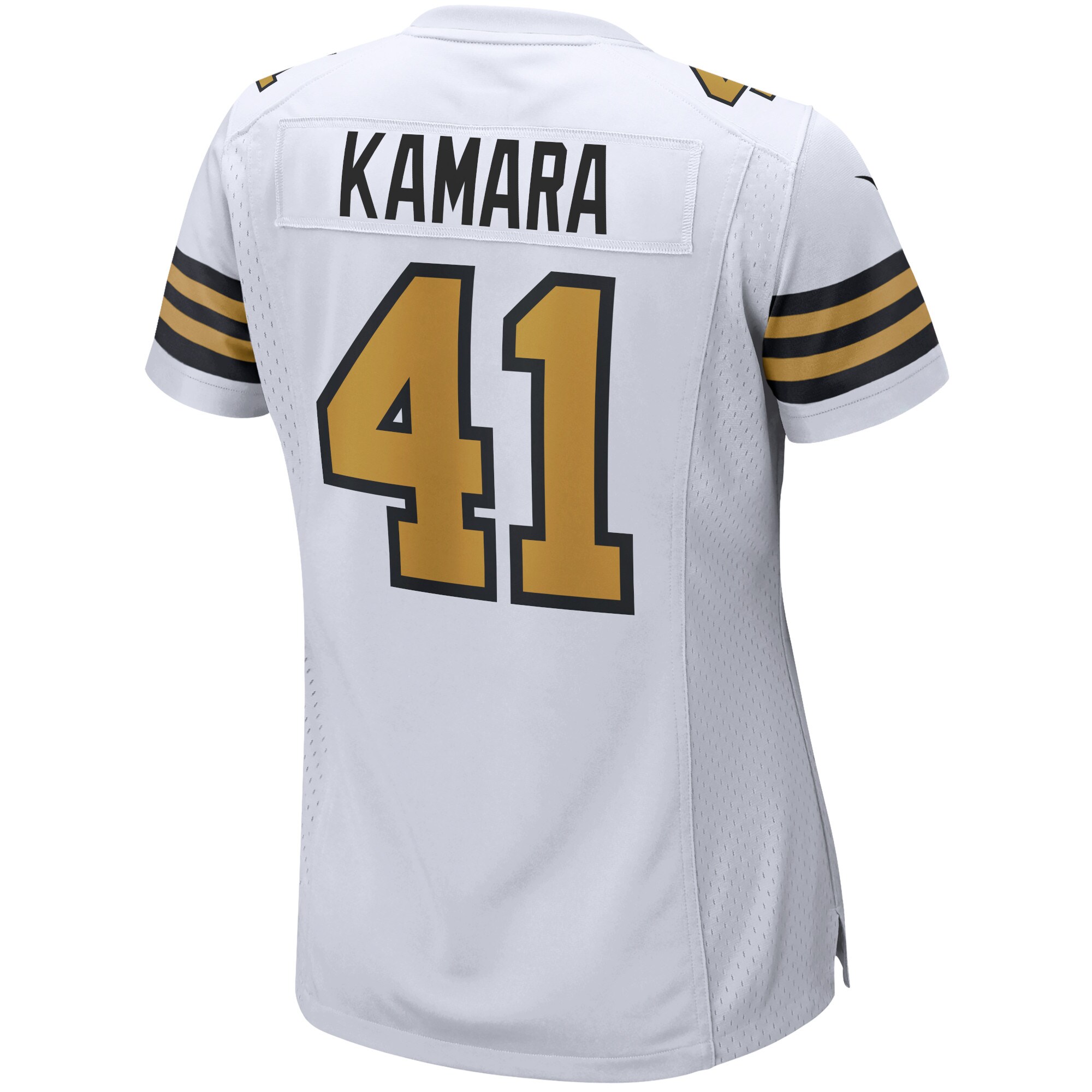 Alvin Kamara New Orleans Saints  Women's Alternate Game Player Jersey - White