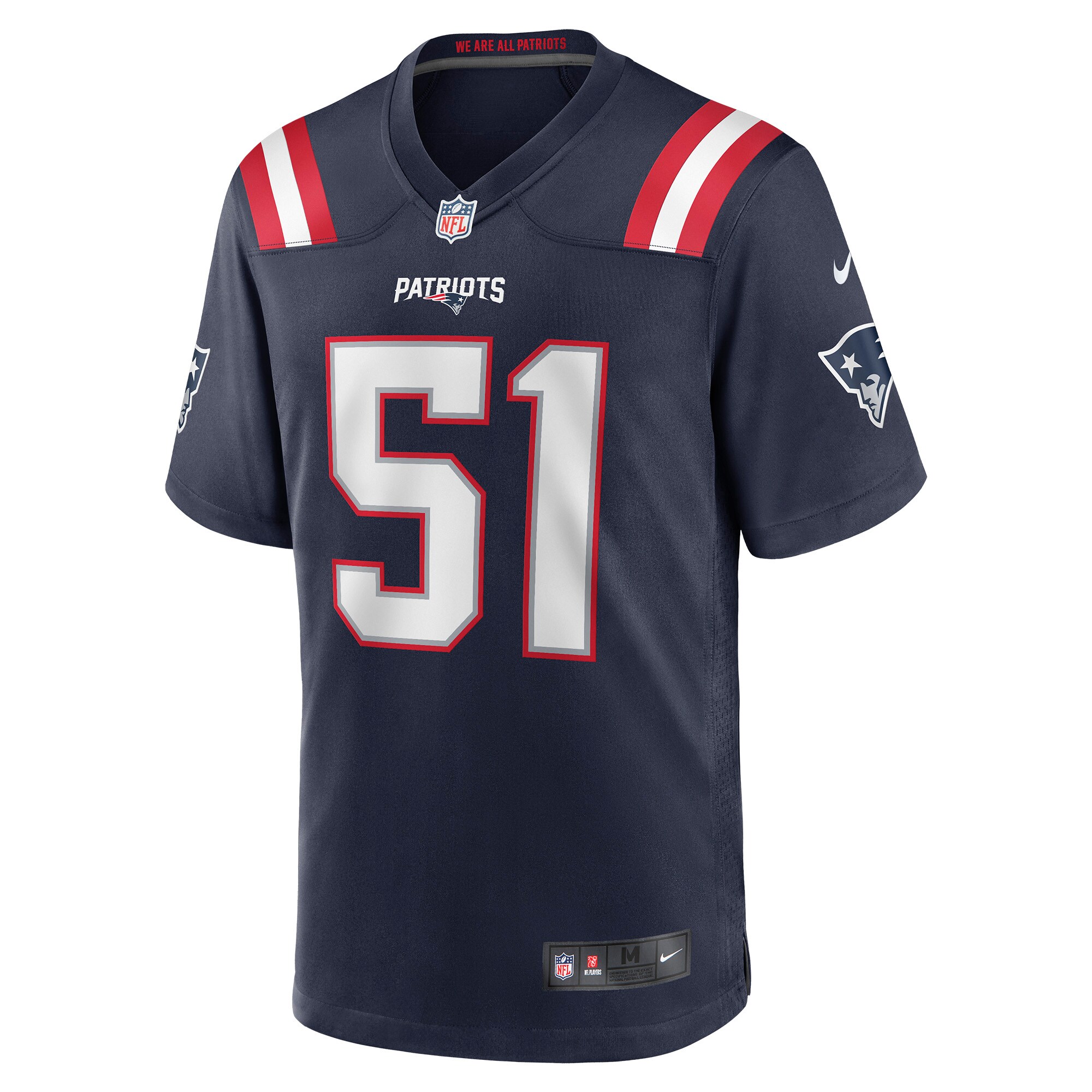 Ronnie Perkins New England Patriots  Game Jersey - Navy