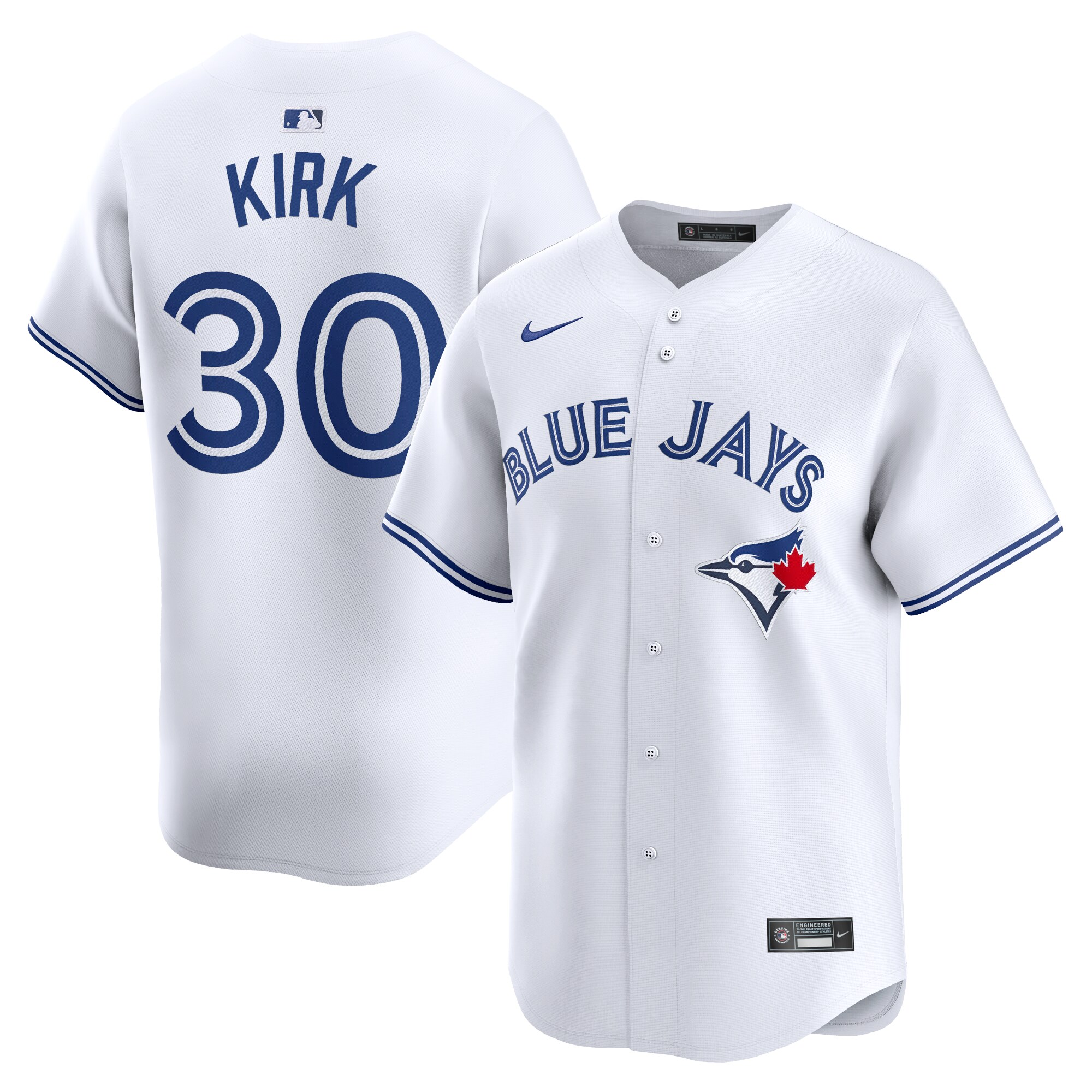 Alejandro Kirk Toronto Blue Jays  Home Limited Player Jersey - White