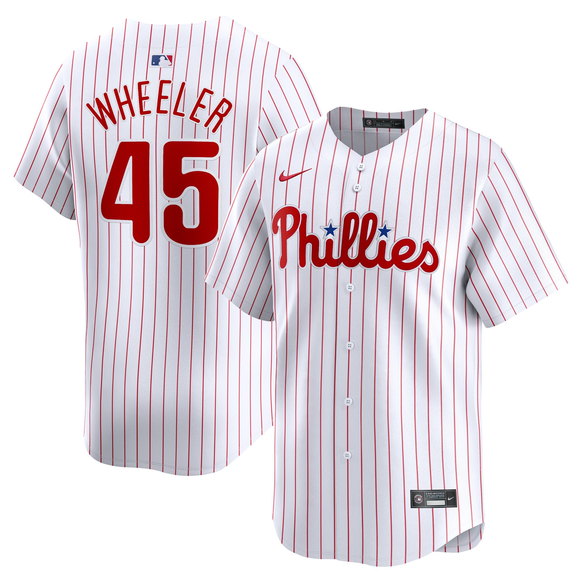 Zack Wheeler Philadelphia Phillies  Home Limited Player Jersey - White