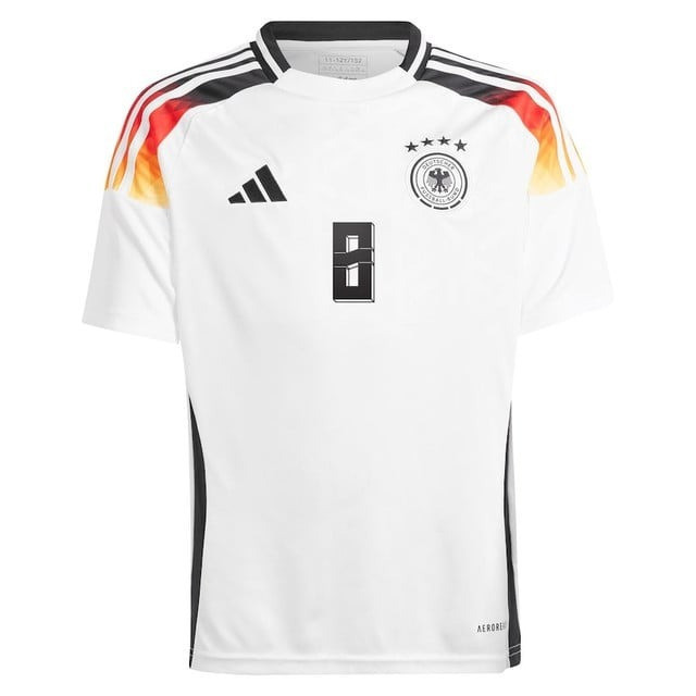 Toni Kroos 8 Signed Germany National Team 2024 Home Jersey Autographed - YOUTH, White