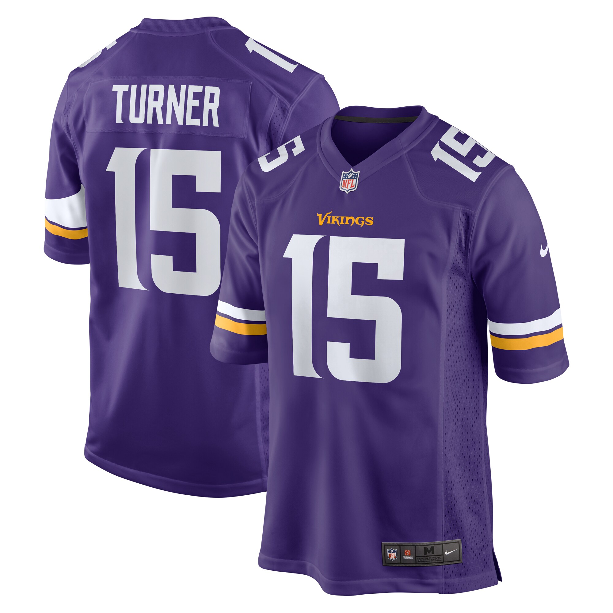 Dallas Turner Minnesota Vikings  2024 NFL Draft First Round Pick Player Game Jersey - Purple