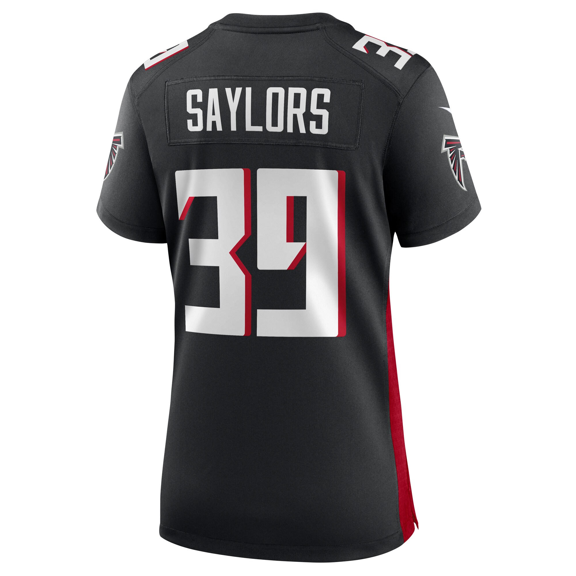 Jacob Saylors Atlanta Falcons  Women's  Game Jersey -  Black