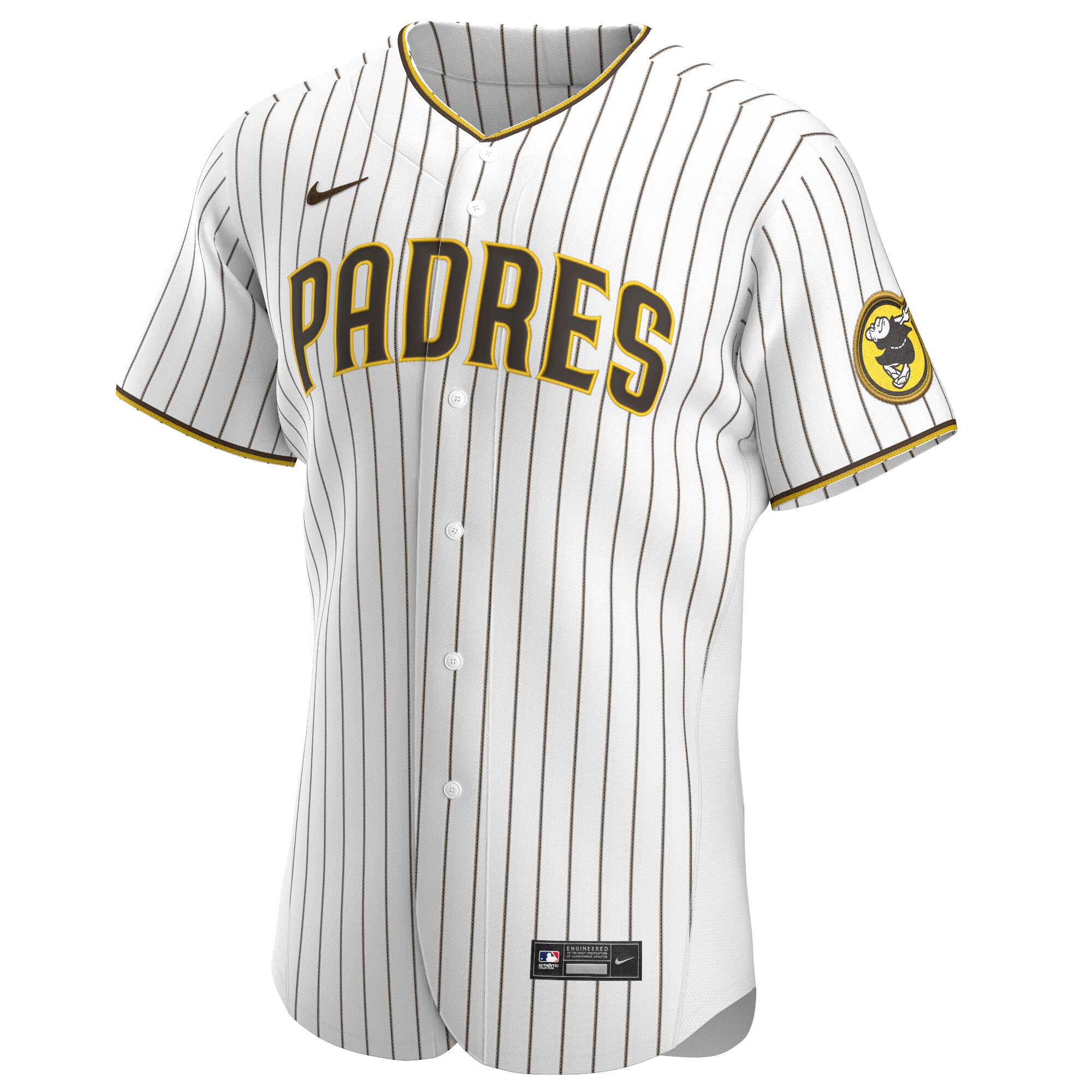Fernando Tat\u00c3\u00ads Jr. San Diego Padres  Home Authentic Player Jersey - White\/Brown