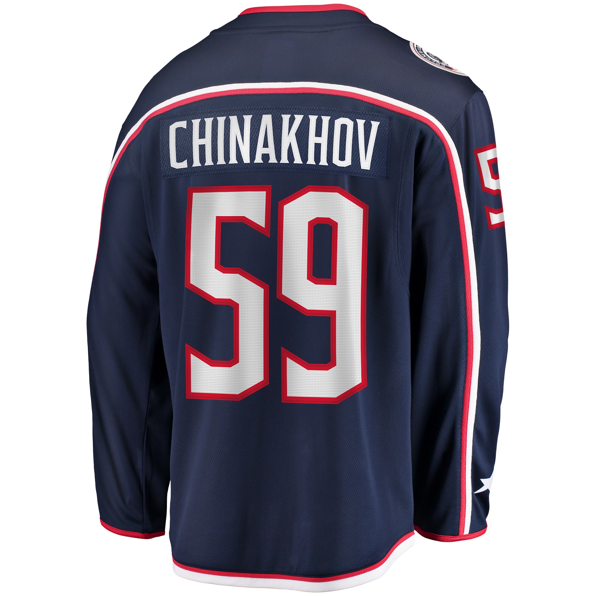 Yegor Chinakhov Columbus Blue Jackets Fanatics Home Breakaway Player Jersey - Navy