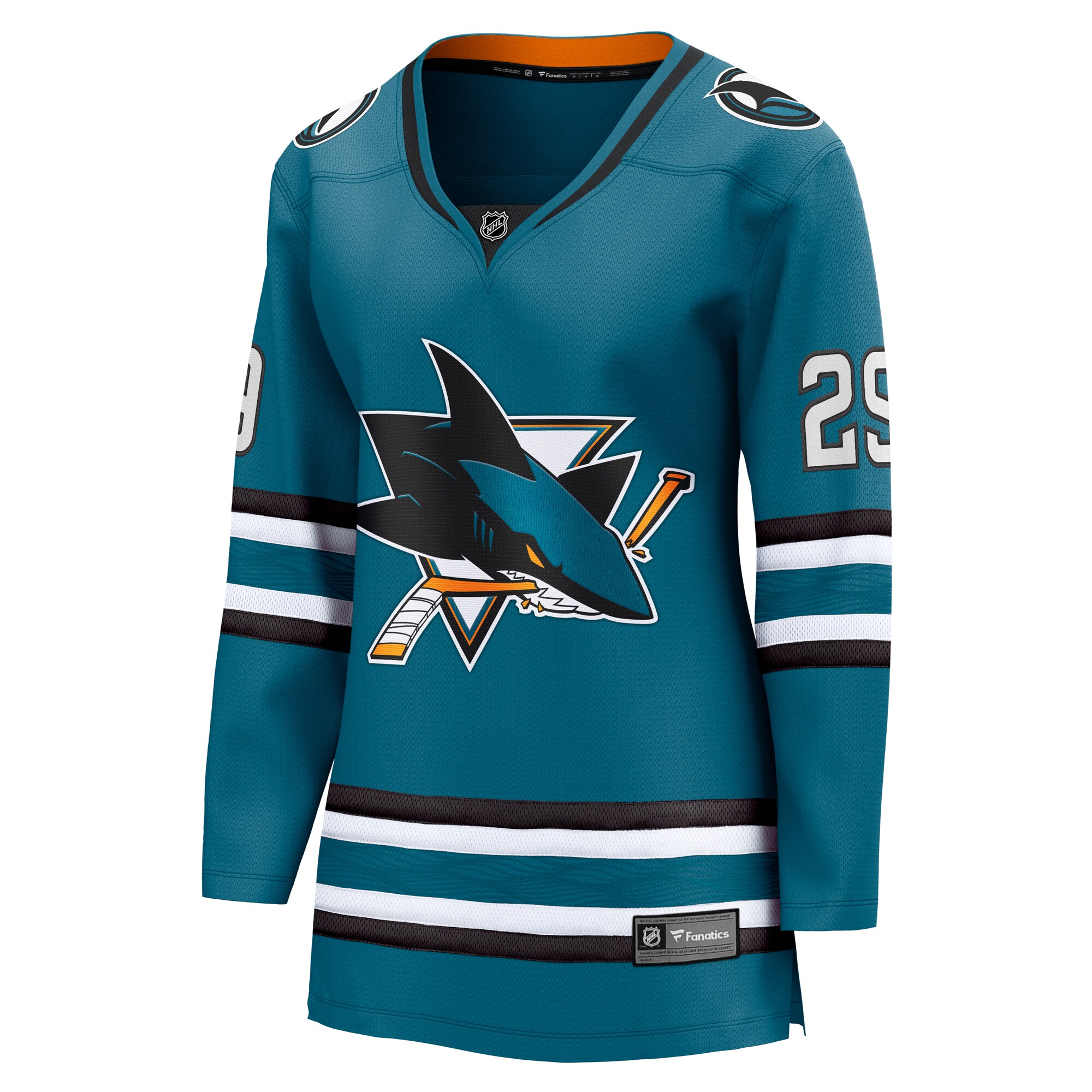 Mackenzie Blackwood San Jose Sharks Fanatics Women's Home Breakaway Player Jersey - Teal