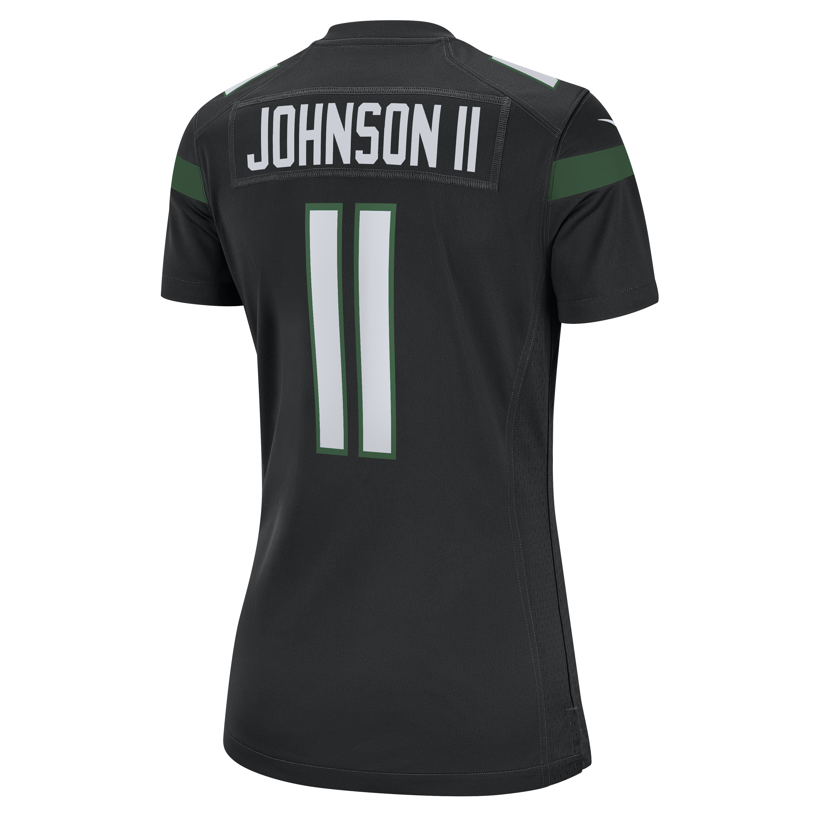 Jermaine Johnson II New York Jets  Women's Alternate Game Jersey - Stealth Black