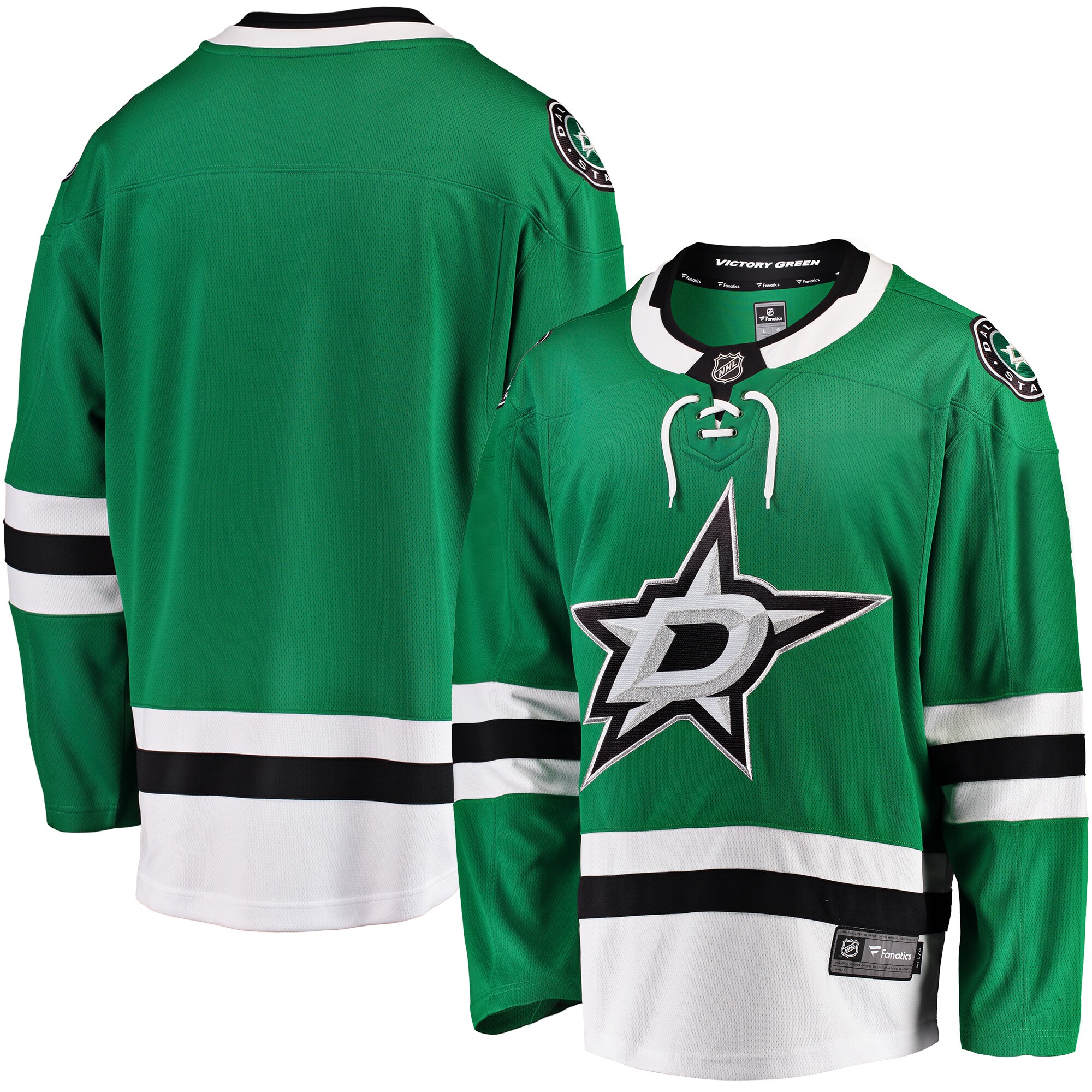 Dallas Stars Fanatics Breakaway Home Jersey - Green