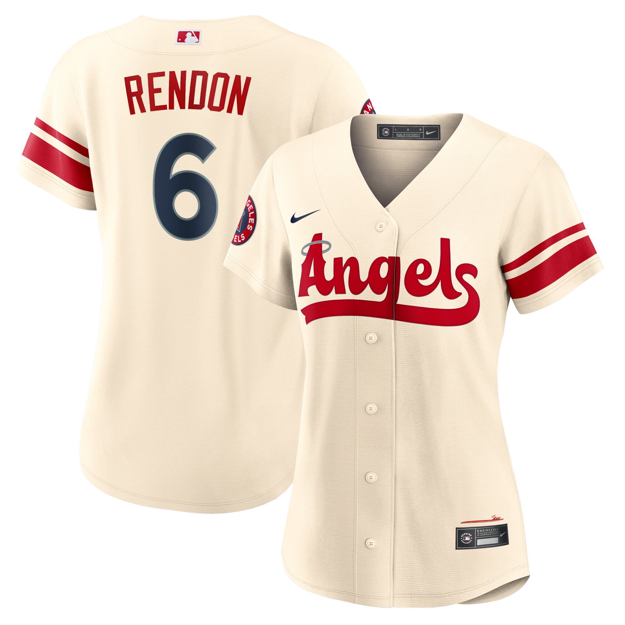 Anthony Rendon Los Angeles Angels  Women's City Connect Replica Player Jersey - Cream