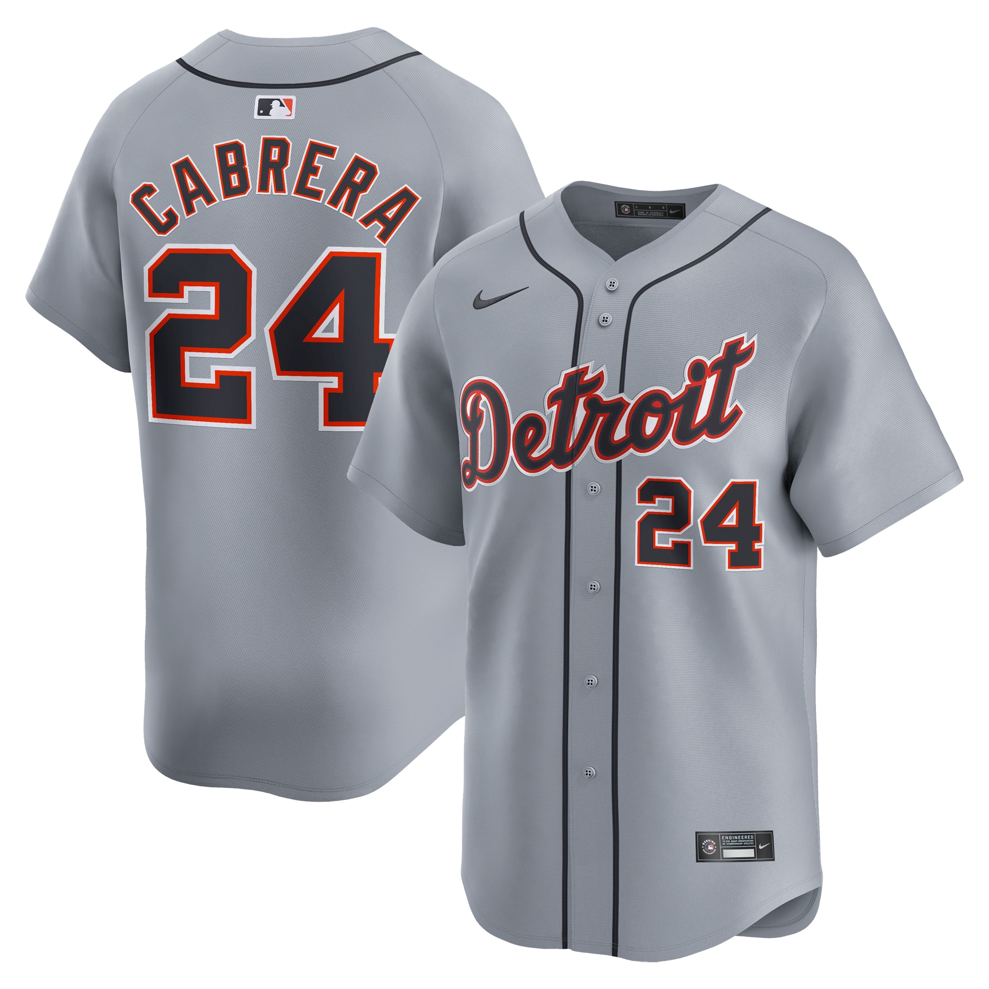 Miguel Cabrera Detroit Tigers  Road Limited Player Jersey\u00c2\u00a0\u00e2\u20ac\u201c Gray