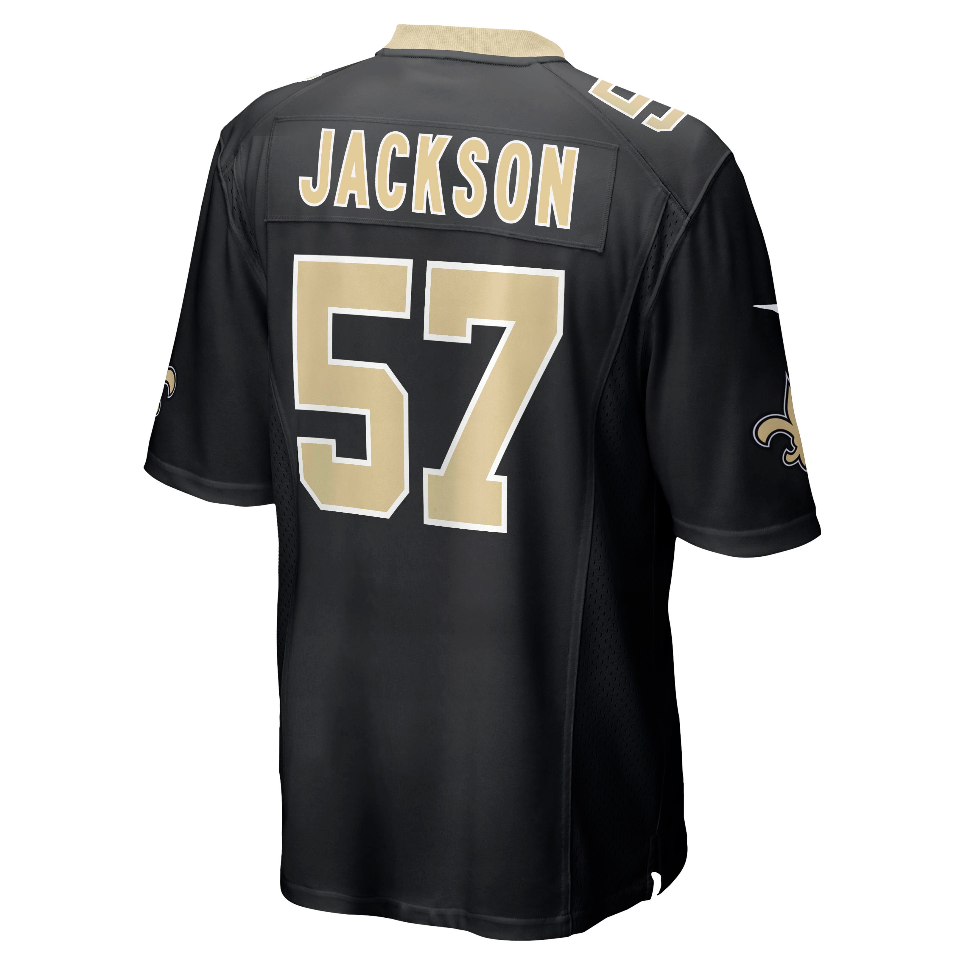 Rickey Jackson New Orleans Saints  Retired Player Jersey - Black