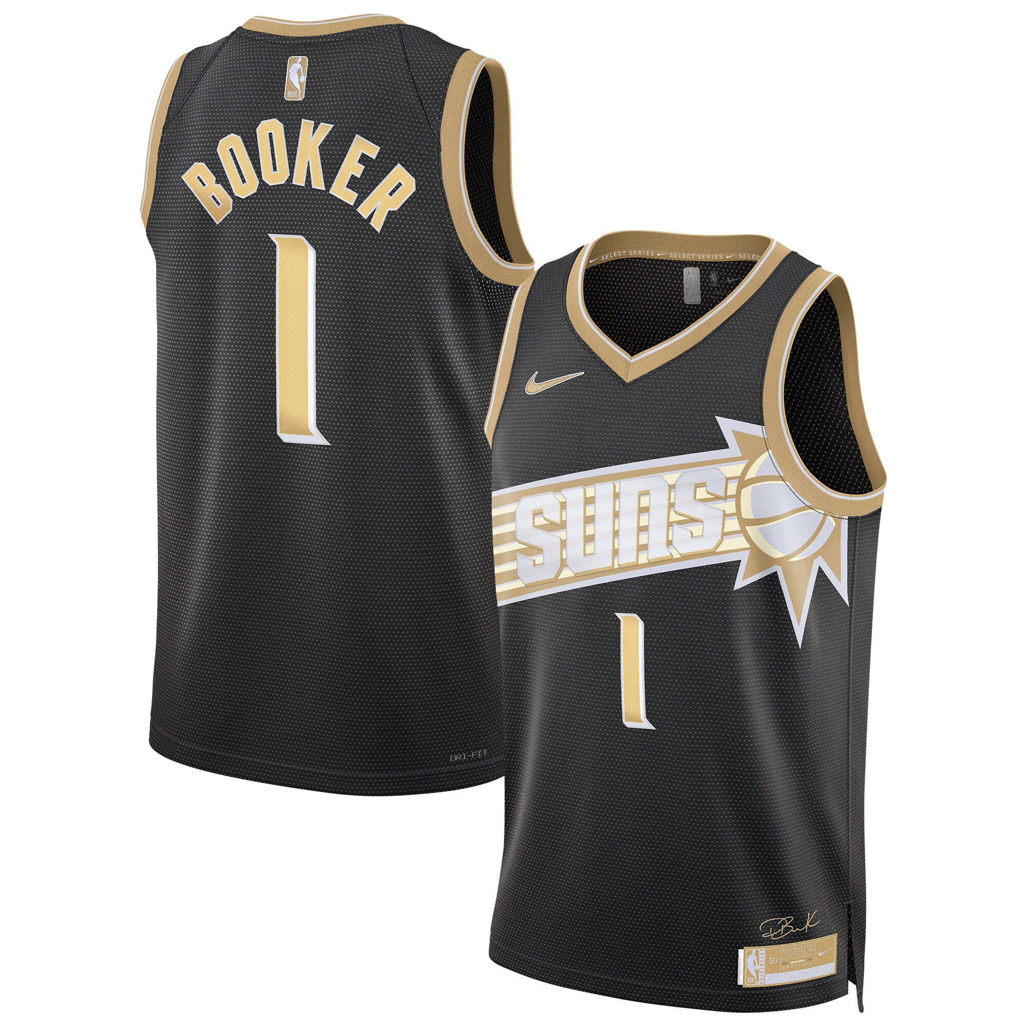 Devin Booker Phoenix Suns  Unisex  Select Series Swingman Jersey\u00c2\u00a0\u00e2\u20ac\u201c Black