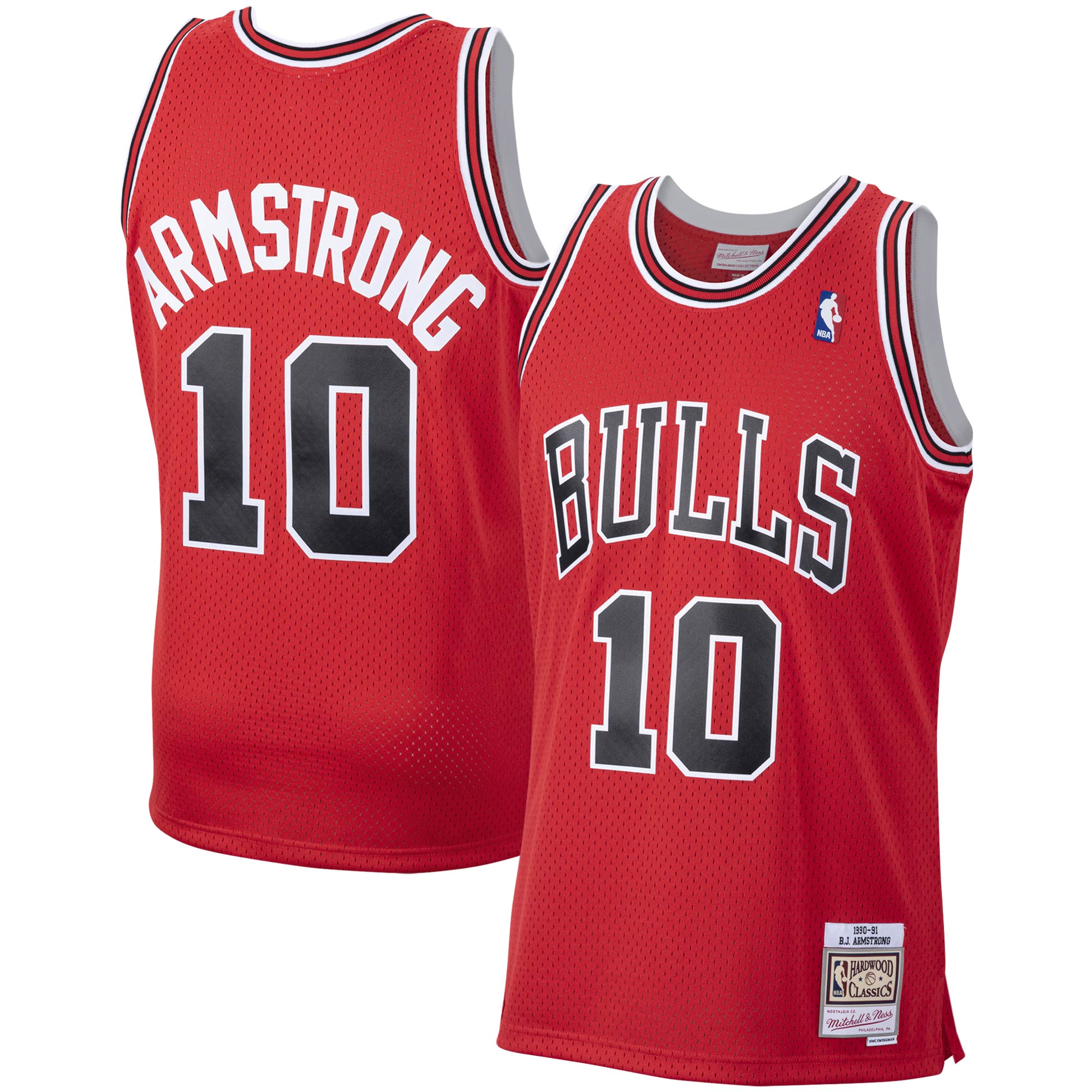 B. J. Armstrong Chicago Bulls Mitchell & Ness 2001\/02 Hardwood Classics Swingman Jersey - Red