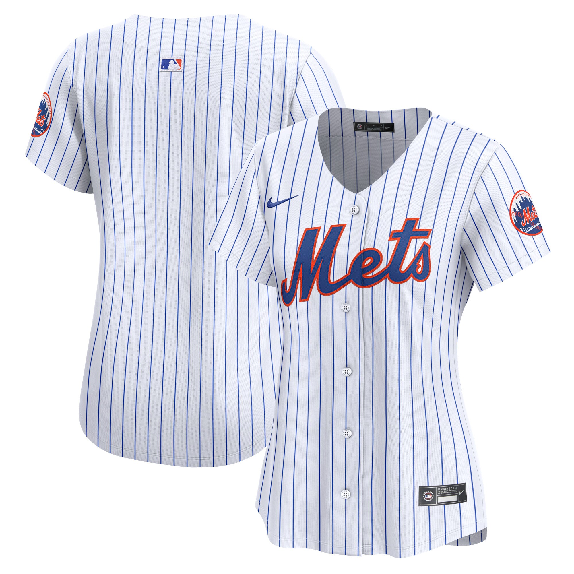 New York Mets  Women's Home Limited Jersey - White