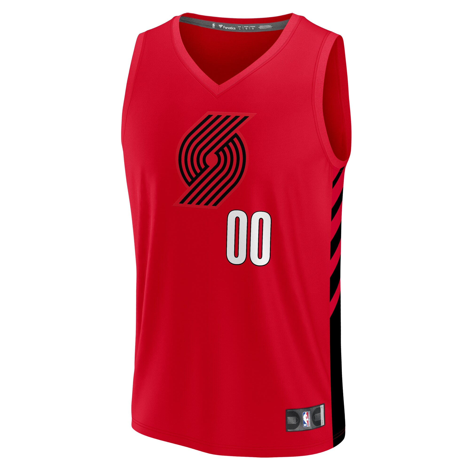 Portland Trail Blazers Fanatics Youth Fast Break Replica Custom Jersey - Statement Edition - Red