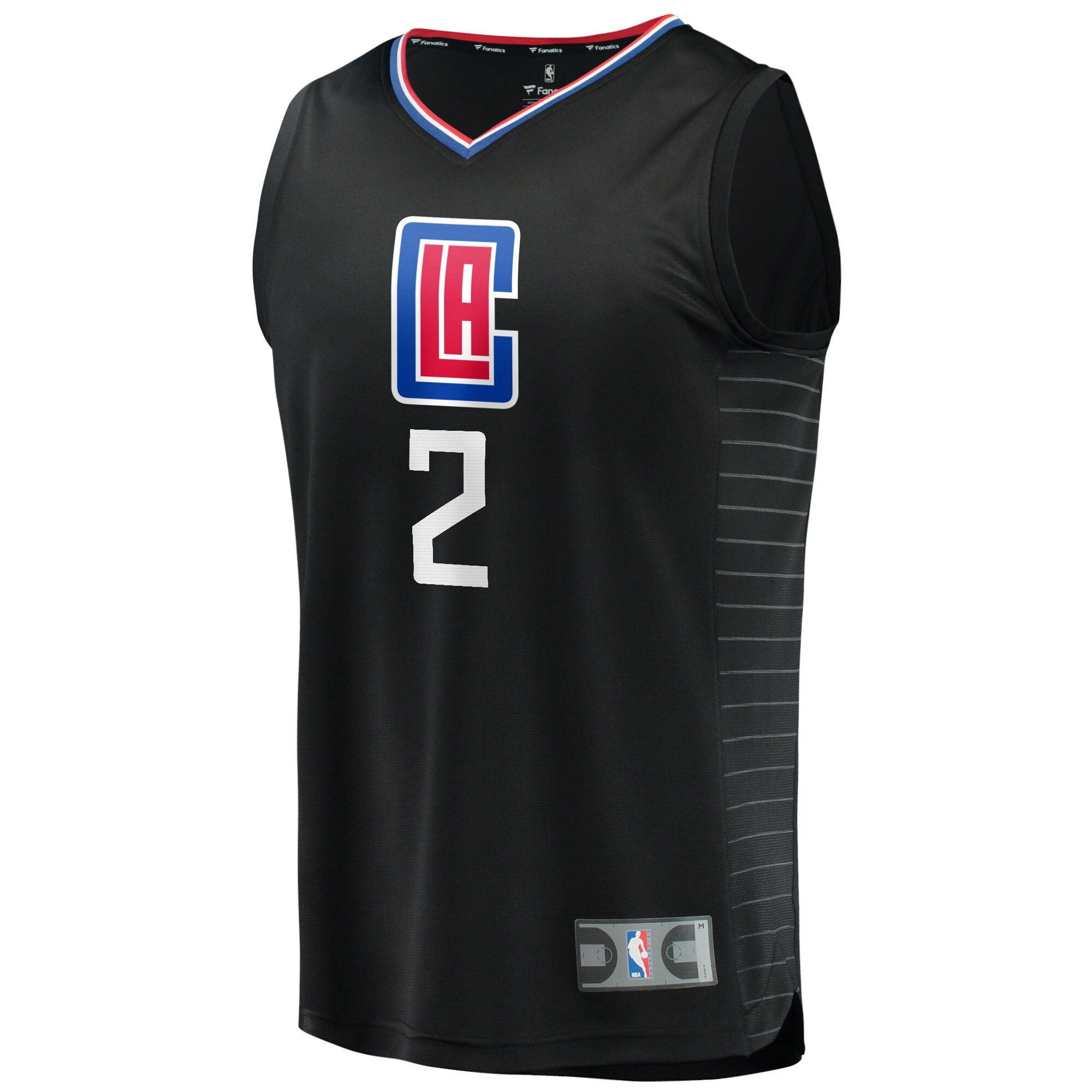 Kawhi Leonard LA Clippers Fanatics Youth Fast Break Player Jersey - Black - Statement Edition