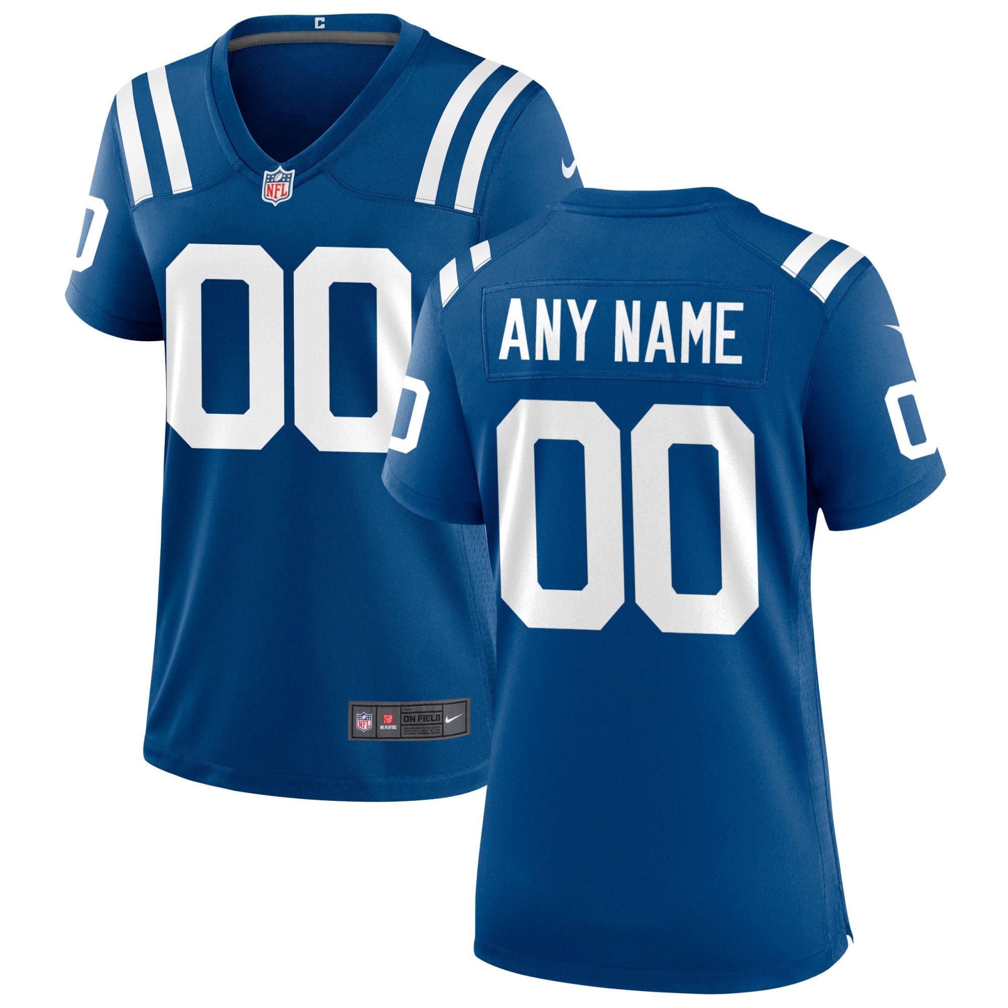 Indianapolis Colts Women's Custom Game Jersey - Royal