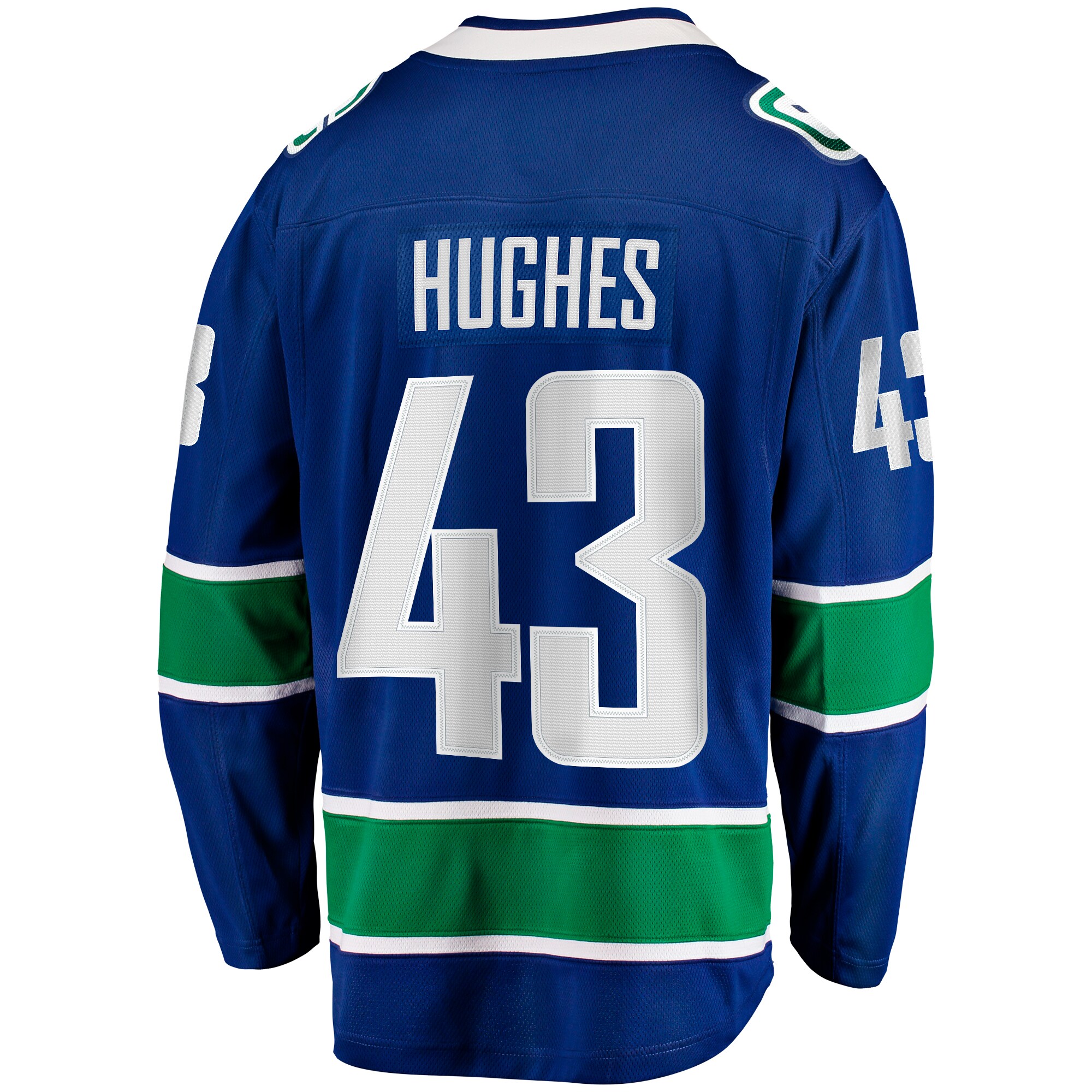 Quinn Hughes Vancouver Canucks Fanatics Home Breakaway Jersey - Blue