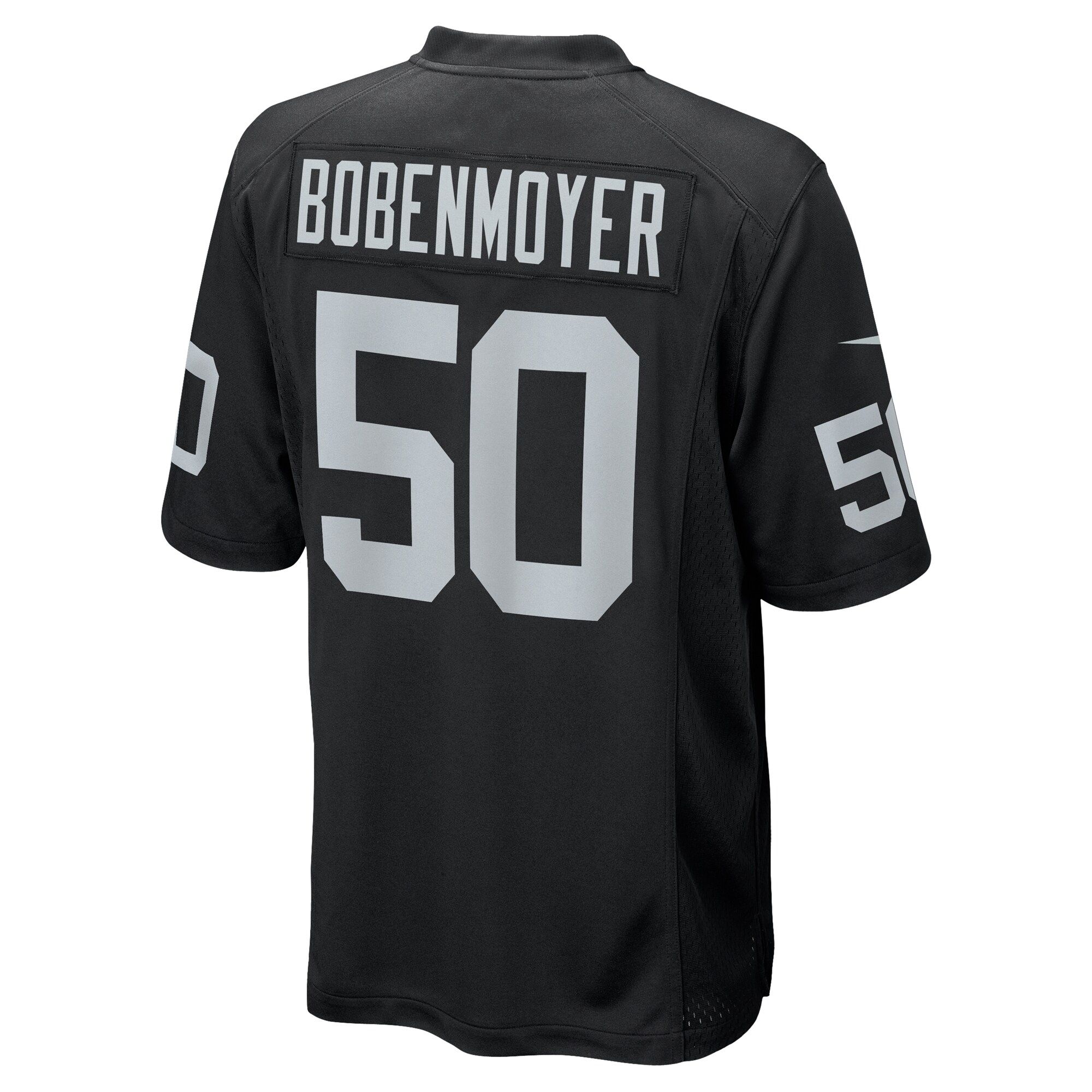 Jacob Bobenmoyer Las Vegas Raiders  Game Player Jersey - Black