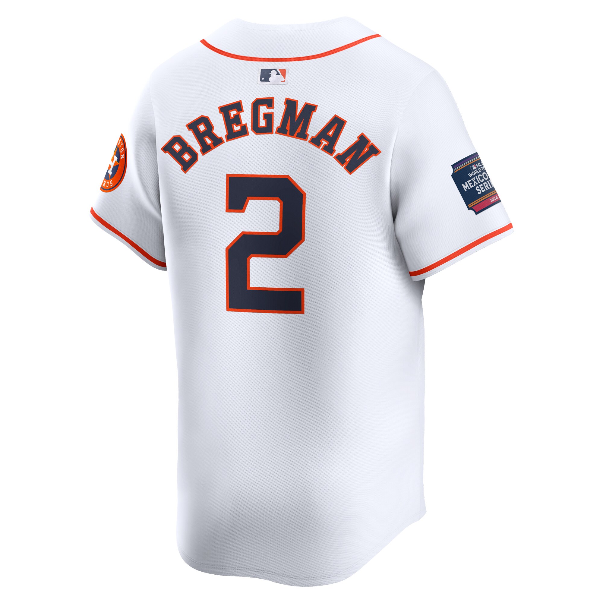 Alex Bregman Houston Astros  2024 MLB World Tour Mexico City Series Home Limited Player Jersey - White