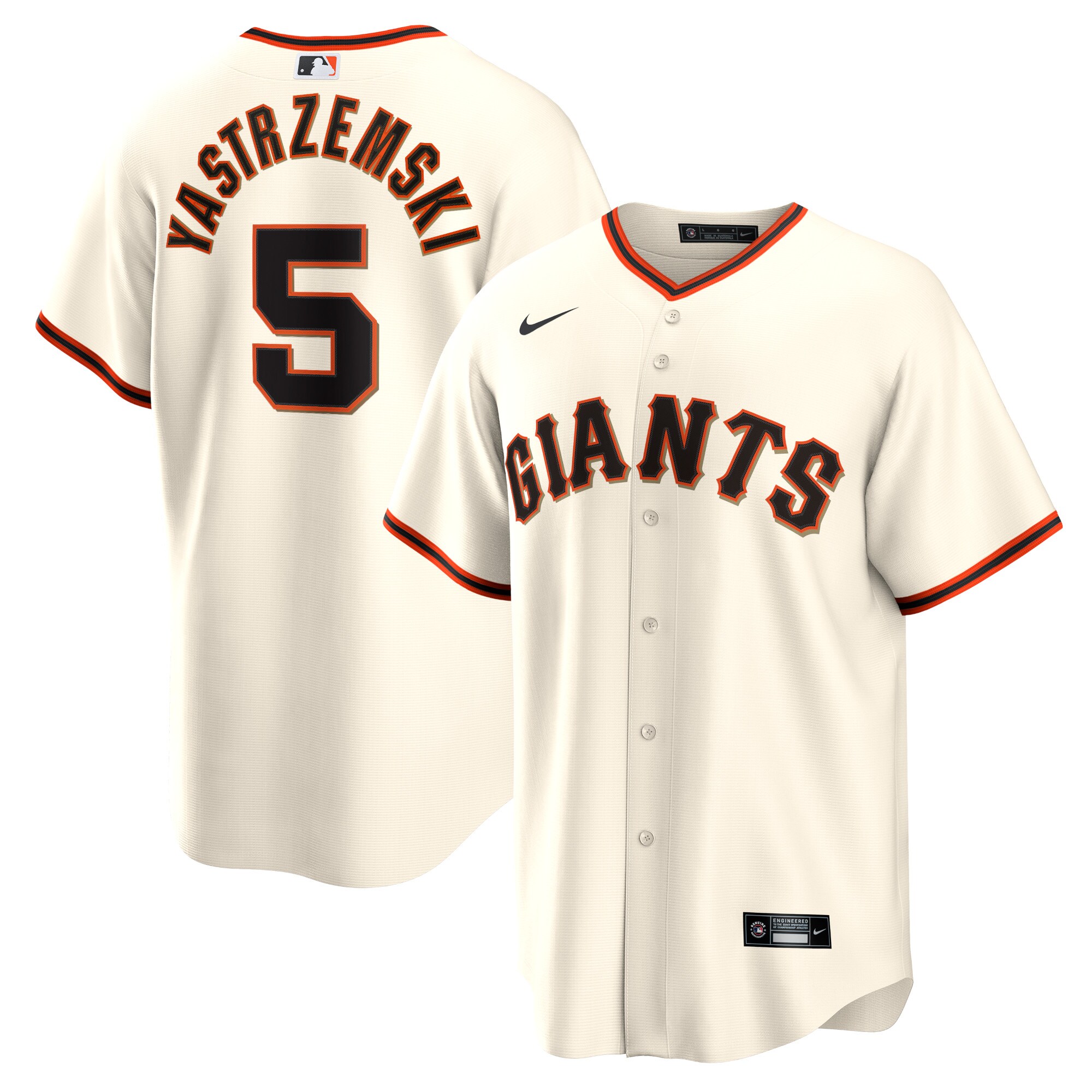 Mike Yastrzemski San Francisco Giants  Home Replica Player Jersey - Cream
