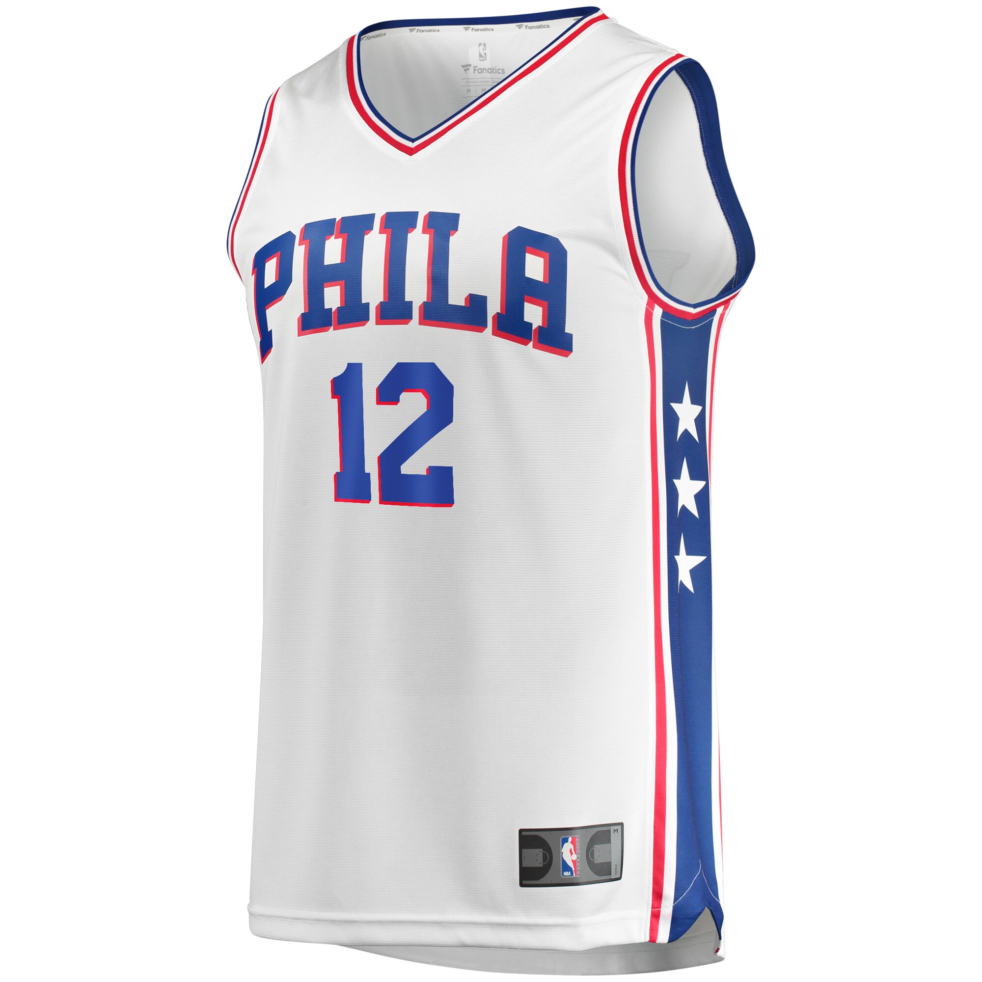 Tobias Harris Philadelphia 76ers Fanatics Fast Break Replica Player Team Jersey - Association Edition - White