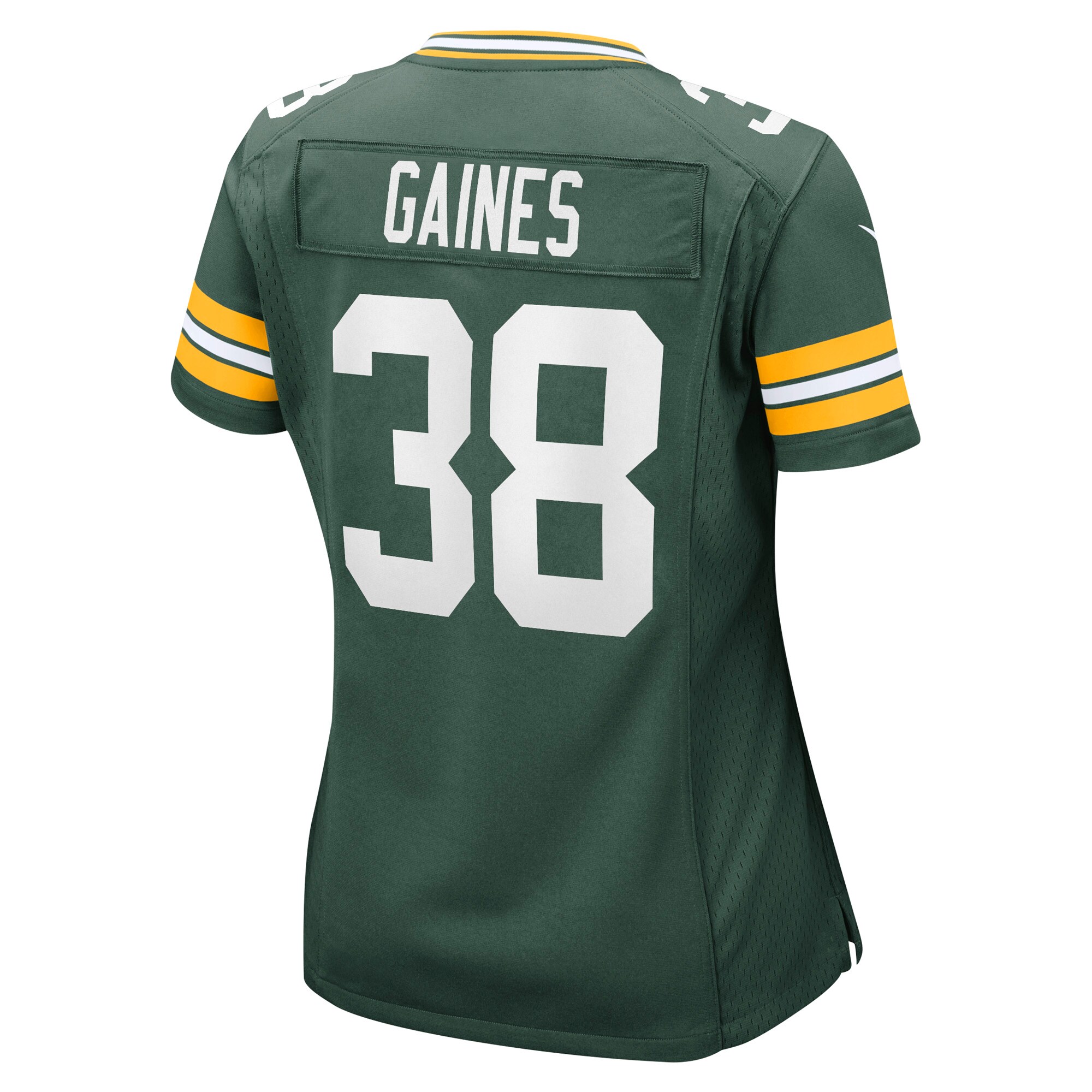 Innis Gaines Green Bay Packers  Women's Game Jersey - Green