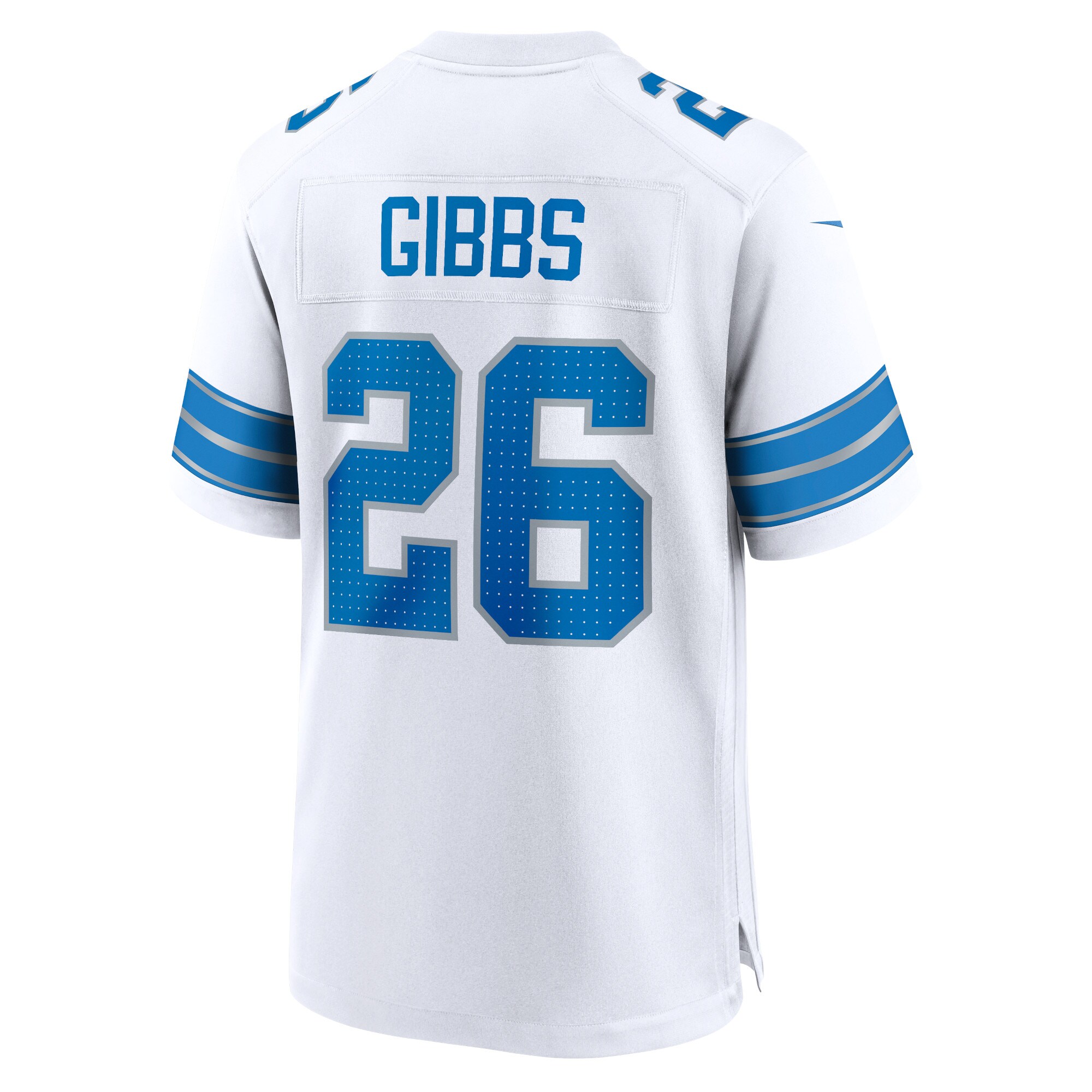 Jahmyr Gibbs Detroit Lions  Game Jersey - White