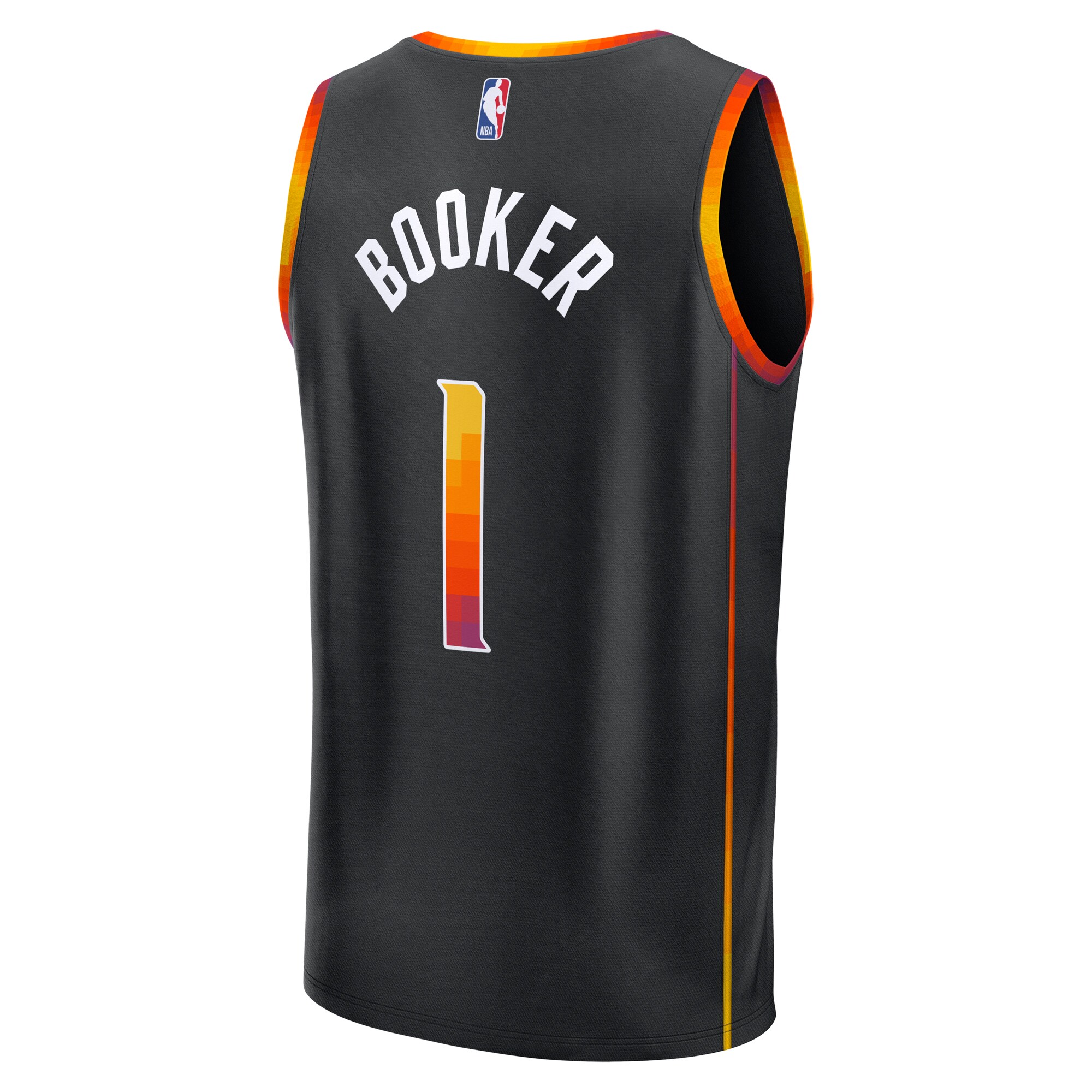 Devin Booker Phoenix Suns Fanatics Youth Fast Break Replica Player Jersey - Statement Edition - Black