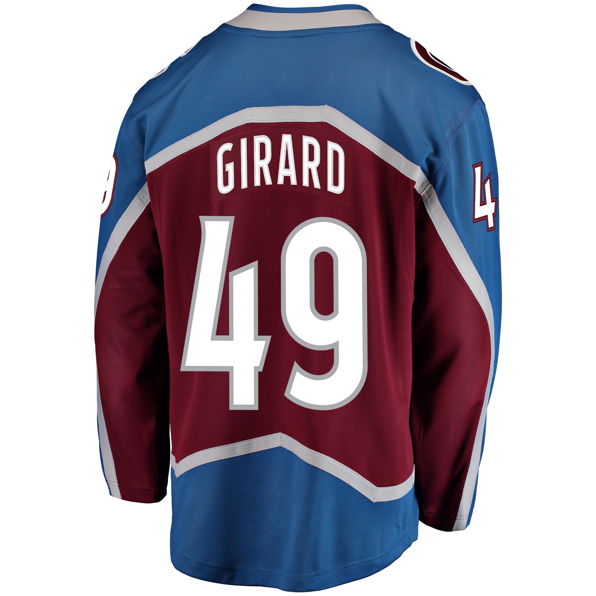 Samuel Girard Colorado Avalanche Fanatics Breakaway Player Jersey - Burgundy