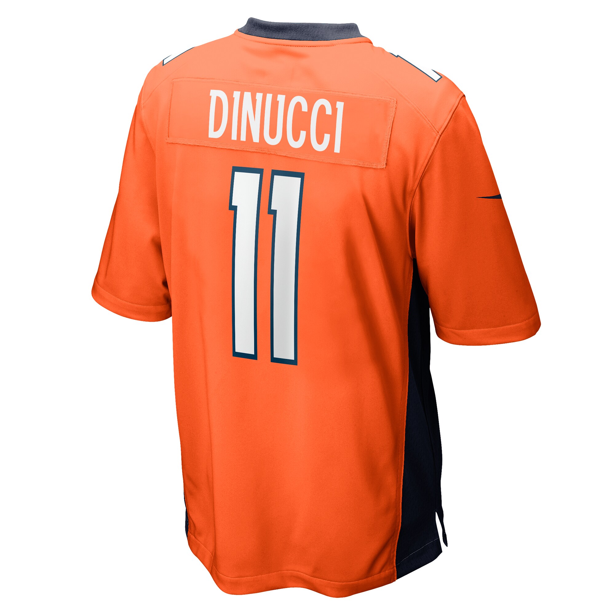 Ben DiNucci Denver Broncos  Team Game Jersey -  Orange
