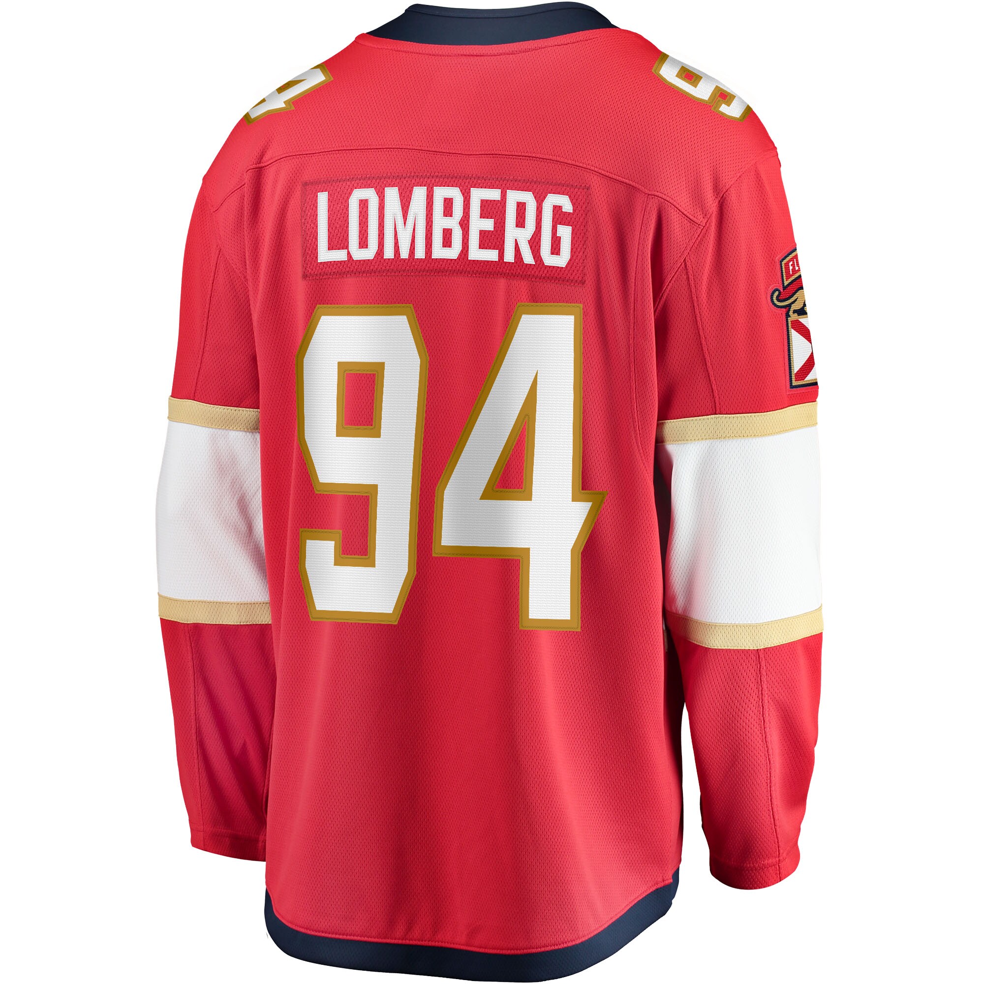 Ryan Lomberg Florida Panthers Fanatics Home Breakaway Player Jersey - Red