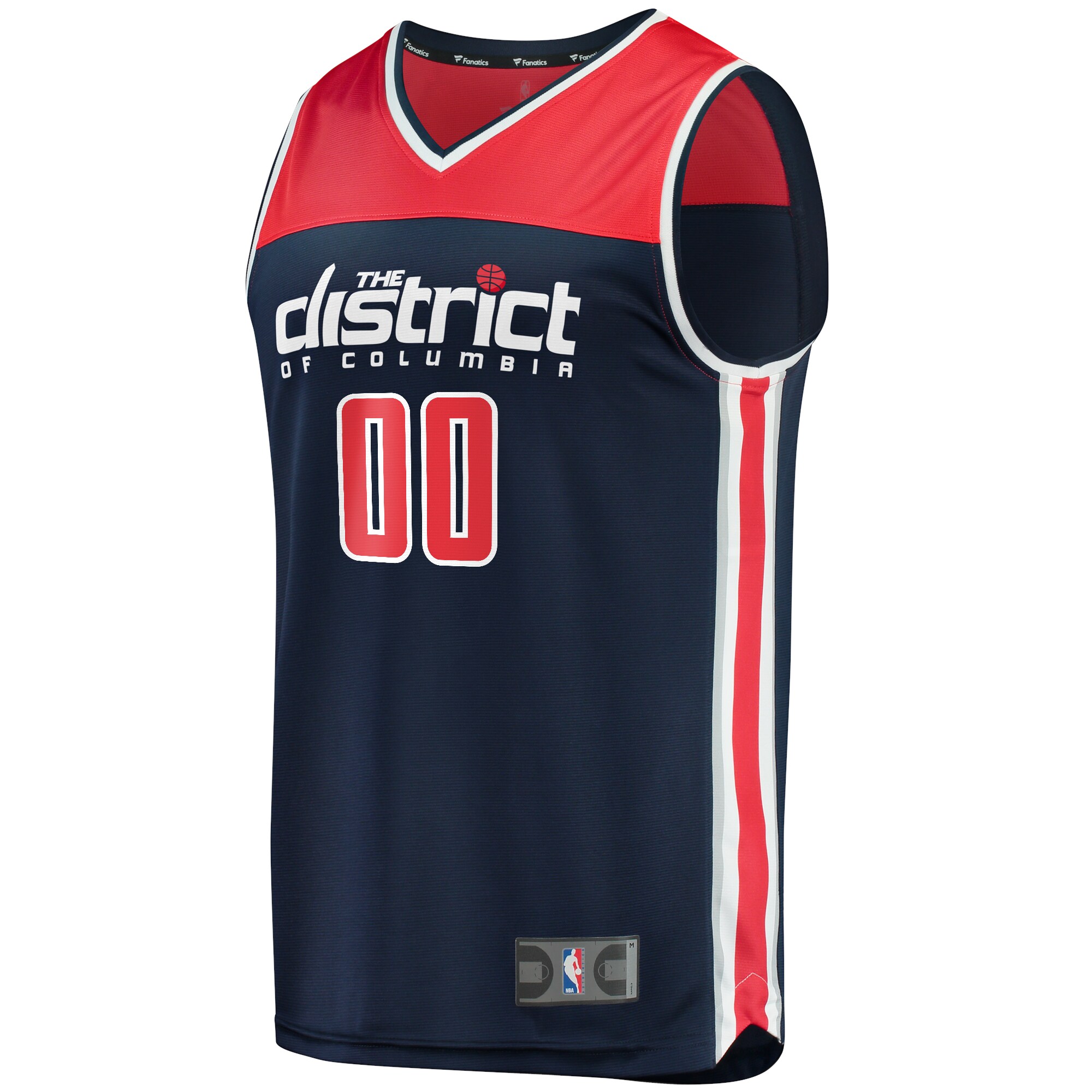 Washington Wizards Fanatics Fast Break Replica Custom Jersey Navy - Statement Edition