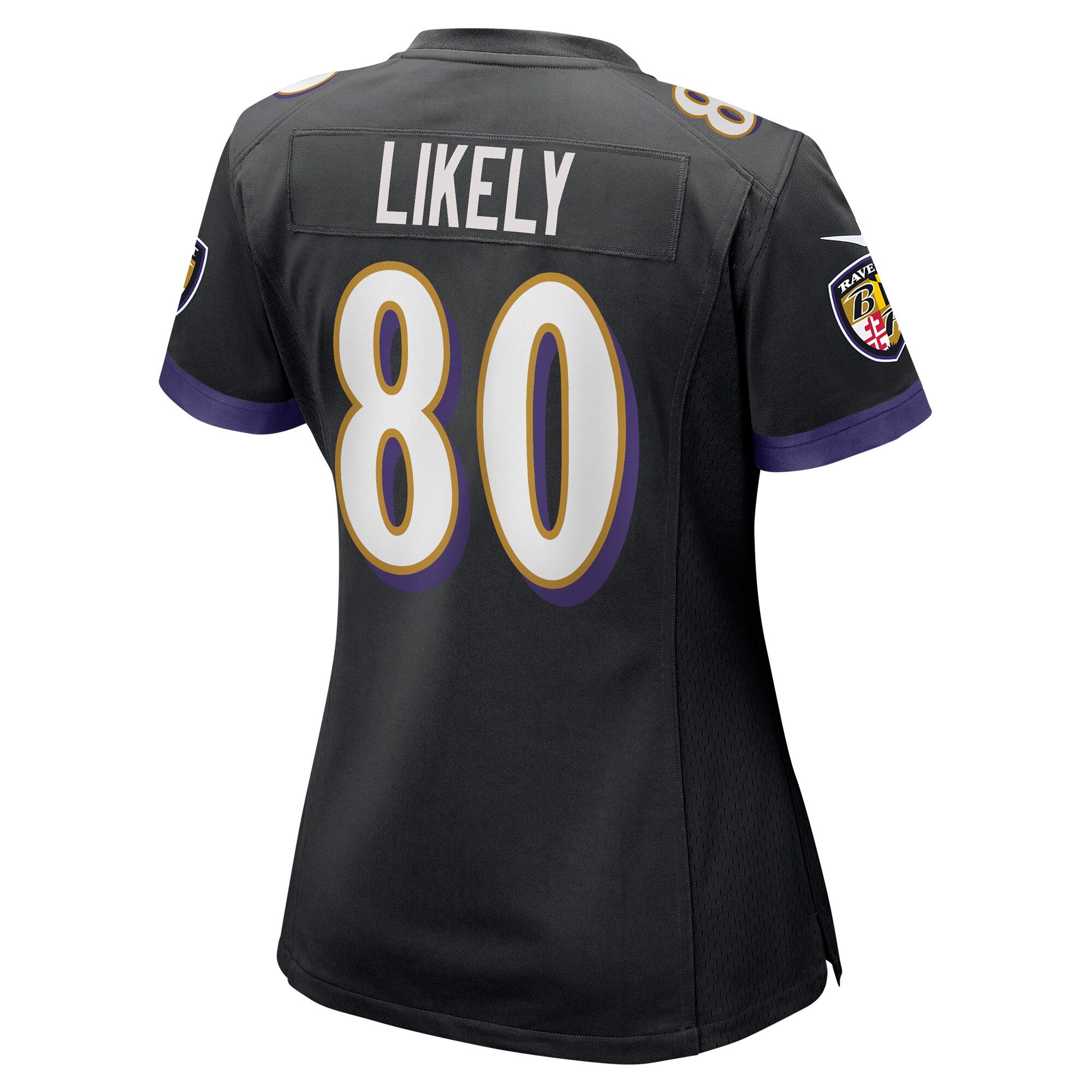 Isaiah Likely Baltimore Ravens  Women's Alternate Game Jersey - Black