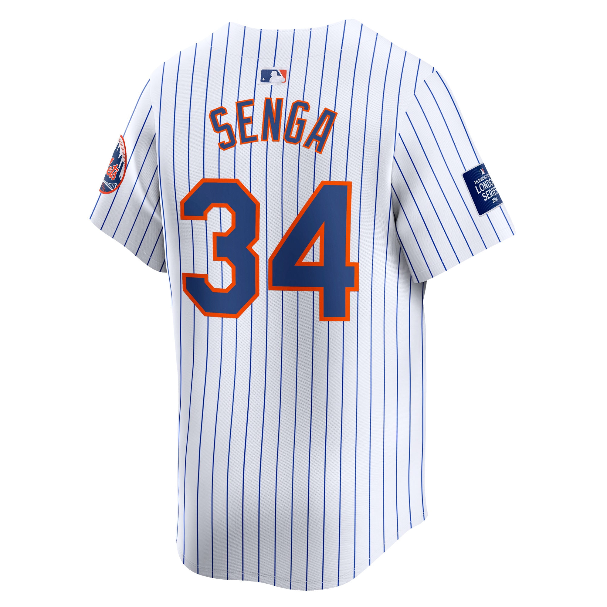 Kodai Senga New York Mets  2024 MLB World Tour London Series Home Limited Player Jersey - White