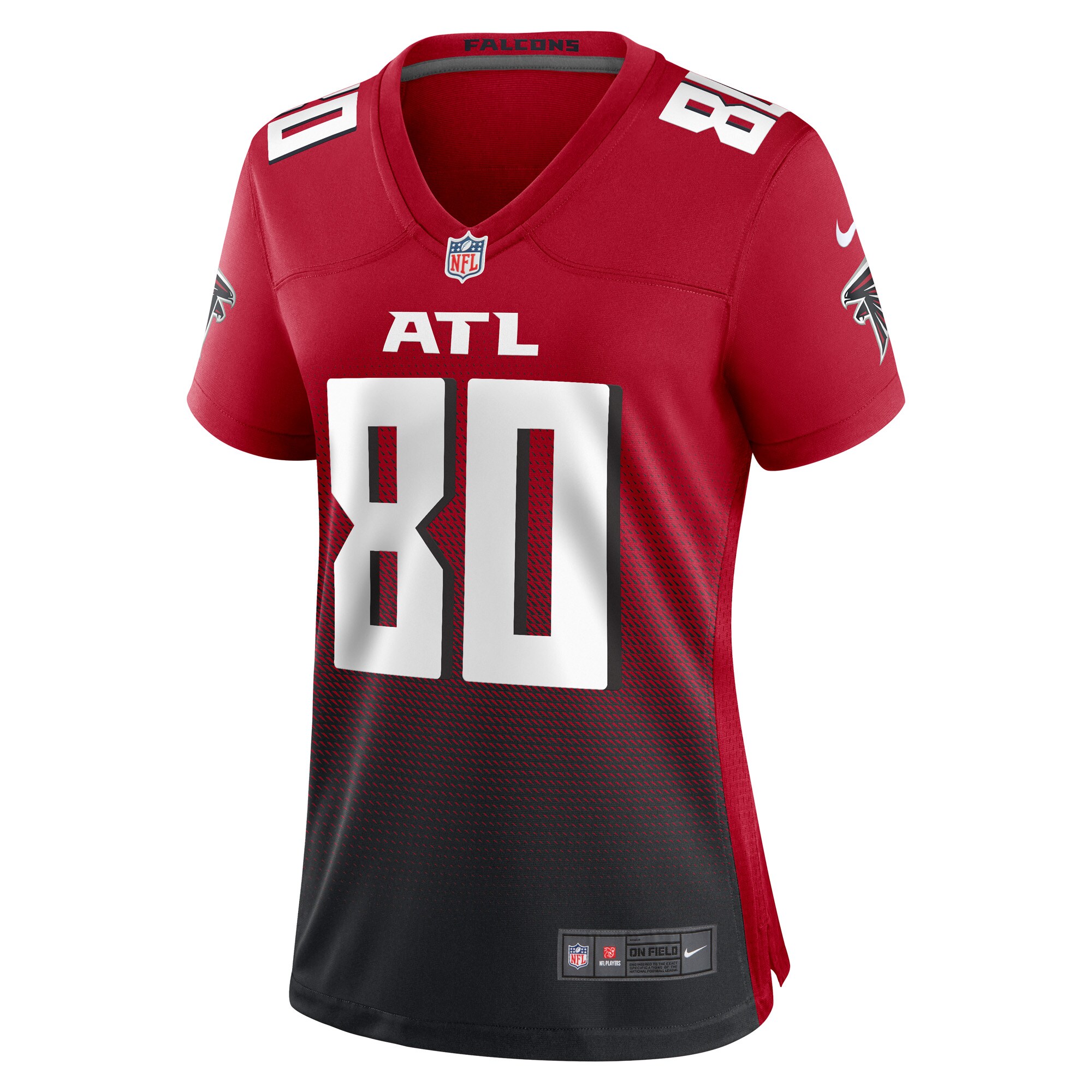 Andre Rison Atlanta Falcons  Women's Retired Player Jersey - Red
