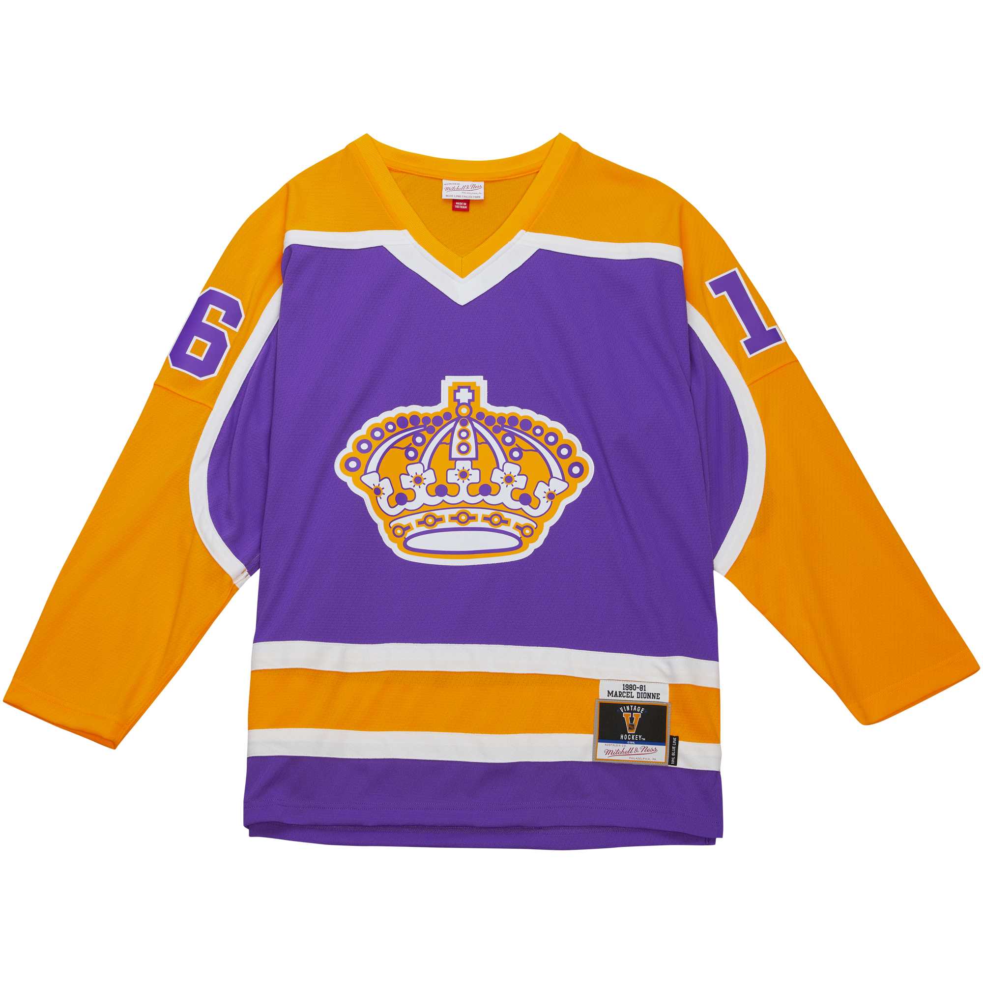 Marcel Dionne Los Angeles Kings Mitchell & Ness  1980\/81 Blue Line Player Jersey - Purple