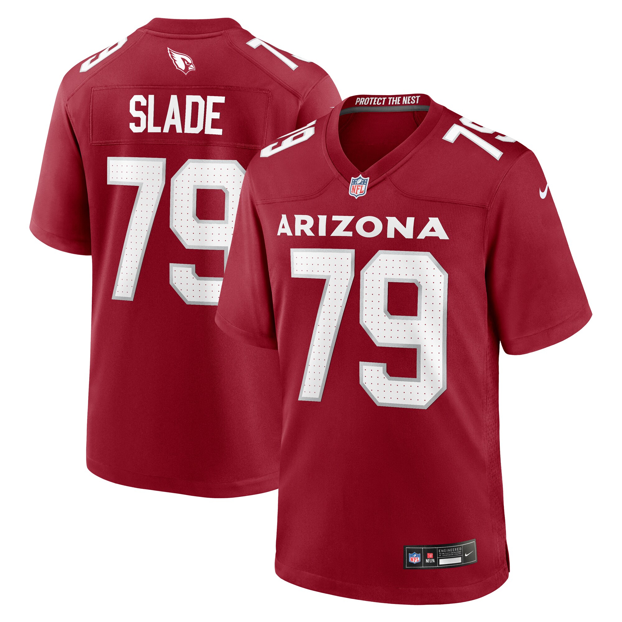 Jacob Slade Arizona Cardinals   Game Jersey -  Cardinal