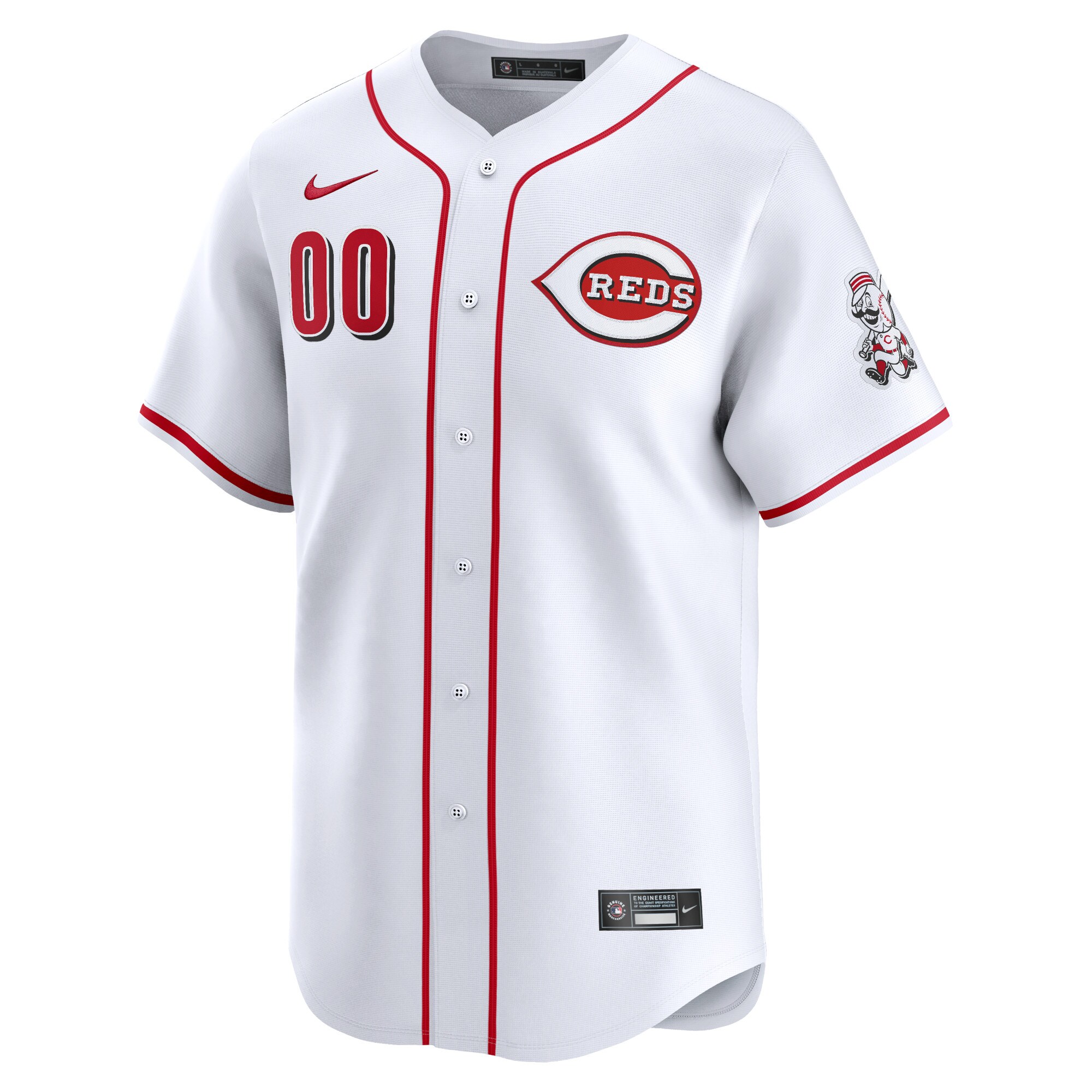 Cincinnati Reds  Home Limited Custom Jersey - White