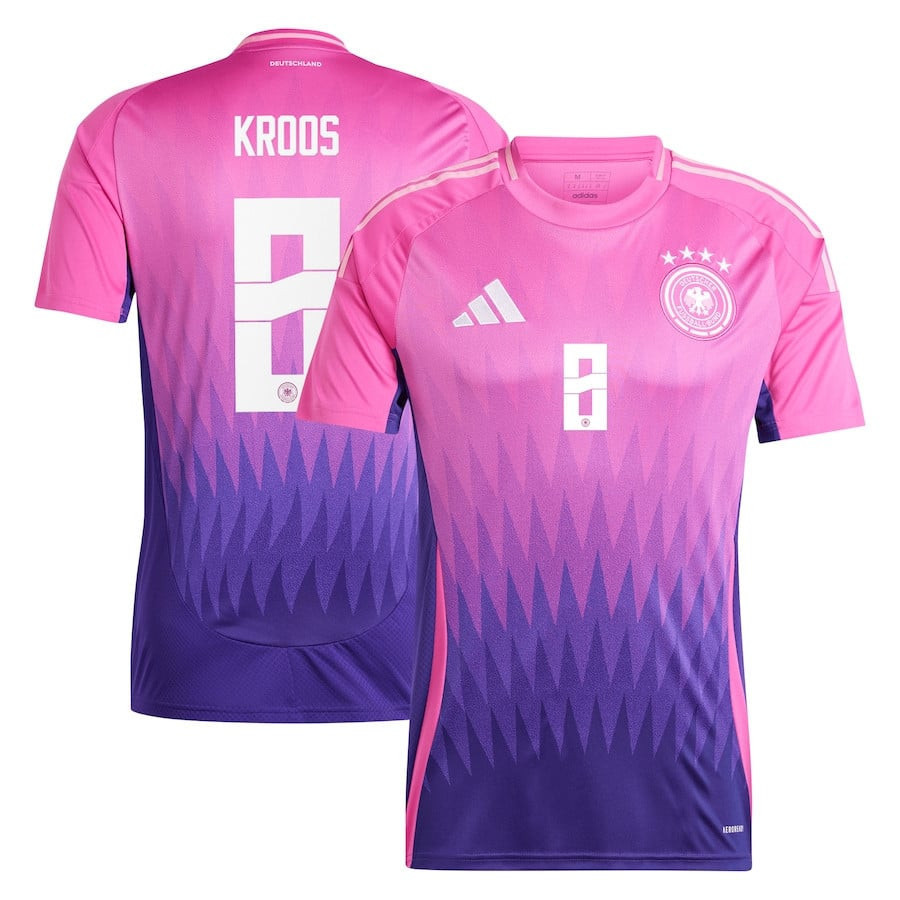 Toni Kroos 8 Germany National Team 2024 Away Men Jersey - Pink