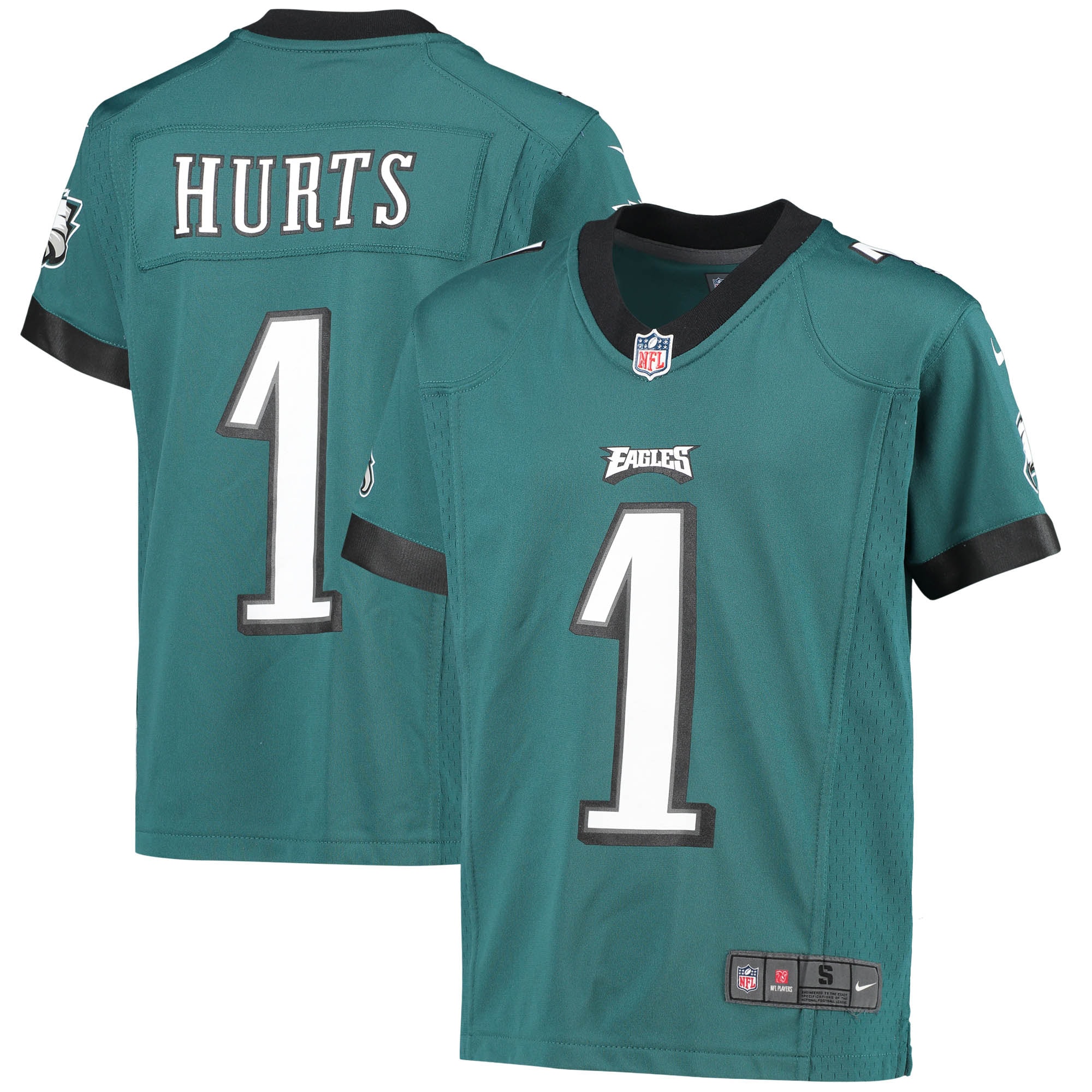Jalen Hurts Philadelphia Eagles  Youth Game Jersey - Green