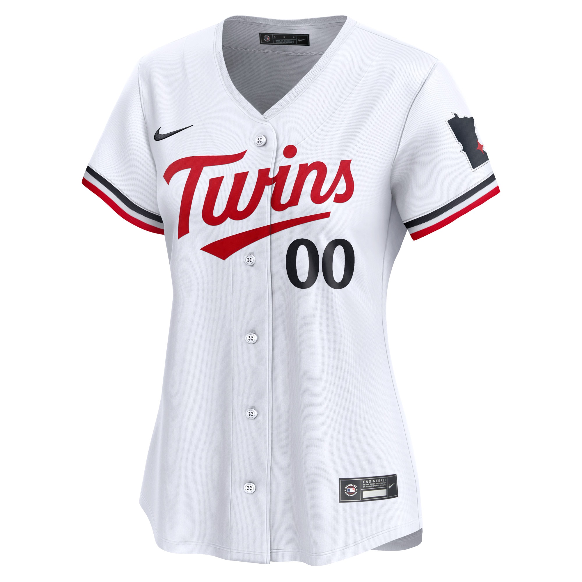 Minnesota Twins  Women's Home Limited Custom Jersey - White
