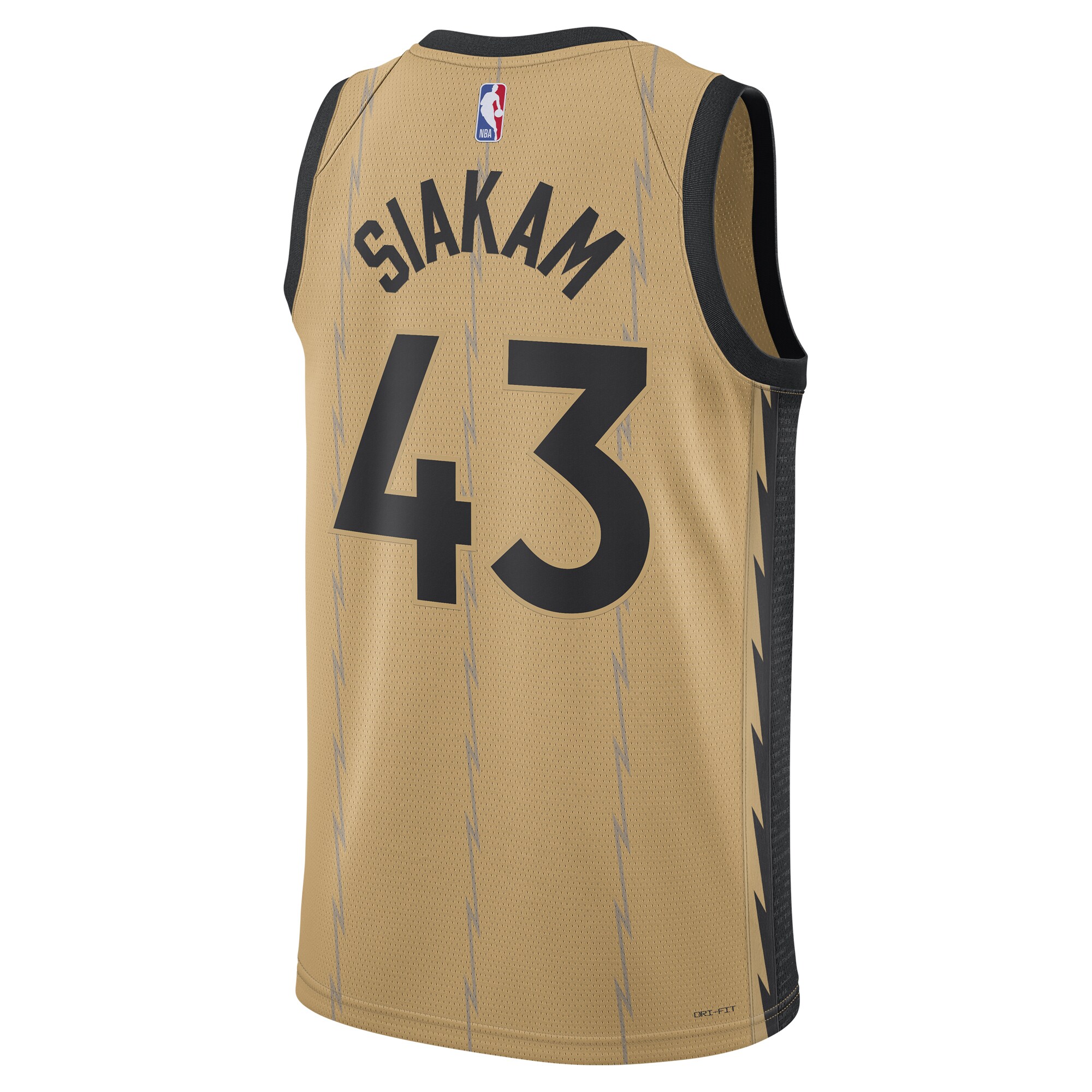 Pascal Siakam Toronto Raptors  Unisex 2023\/24 Swingman Jersey - Gold - City Edition