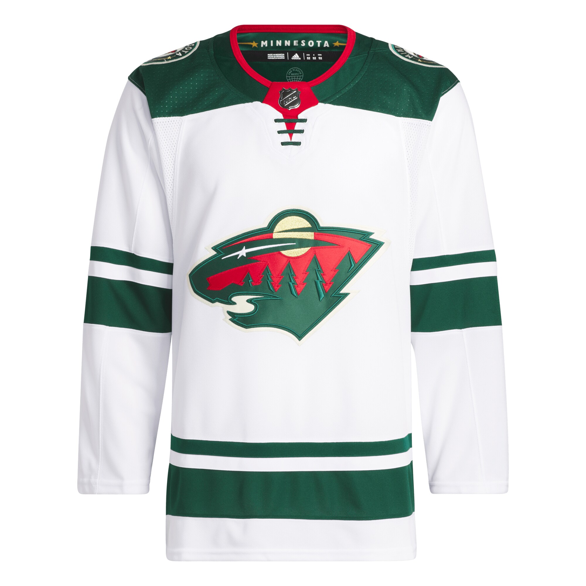 Minnesota Wild adidas Away Primegreen Authentic Jersey\u00c2\u00a0\u00e2\u20ac\u201c White