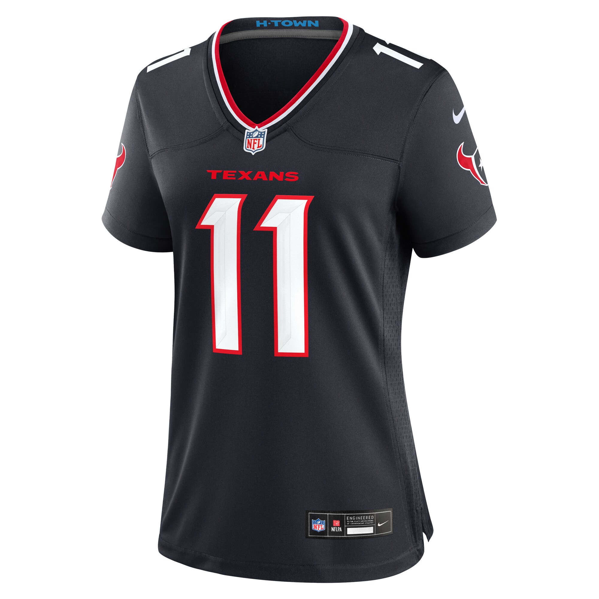 Jeff Okudah Houston Texans  Women's Team Game Jersey -  Navy