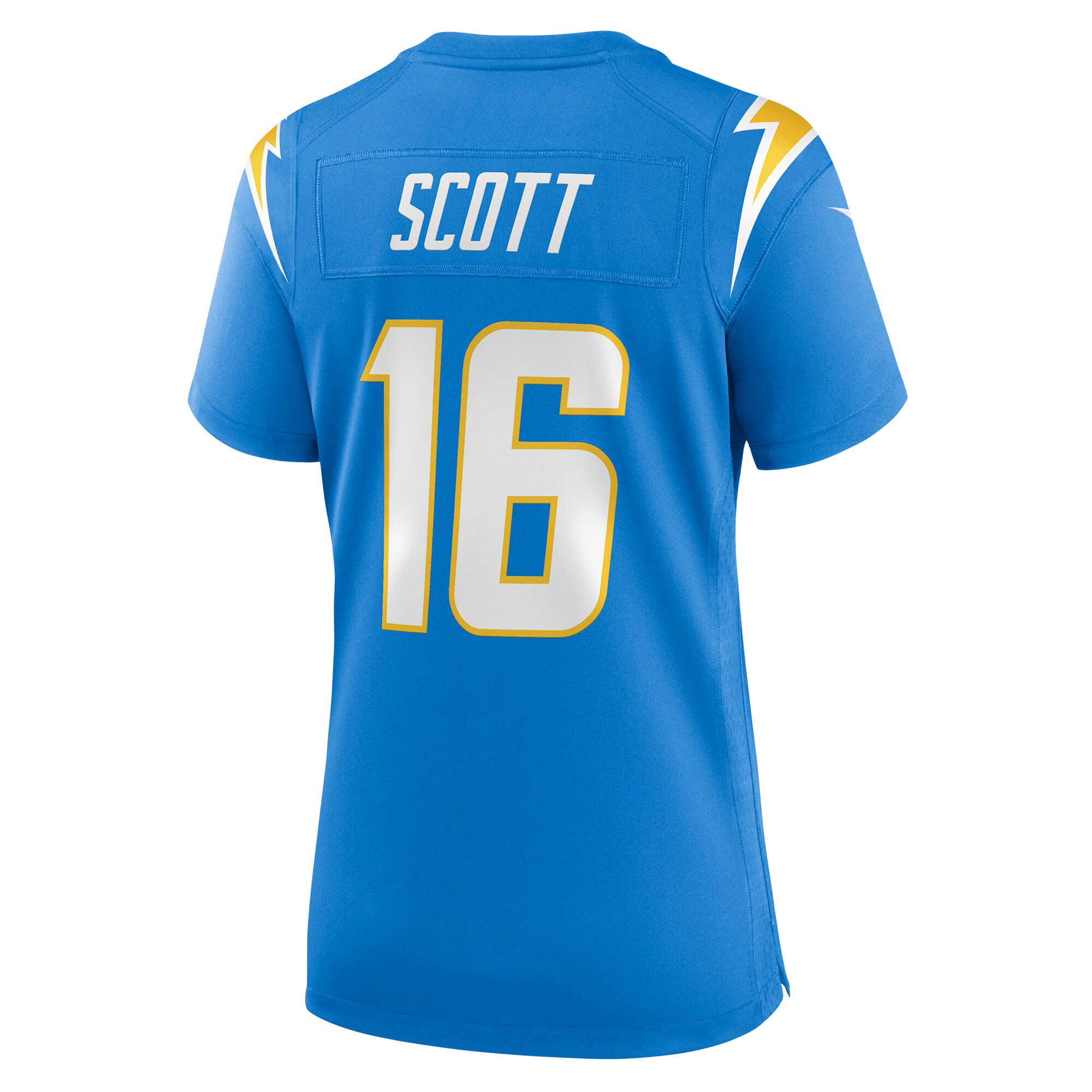JK Scott Los Angeles Chargers  Women's Game Jersey - Powder Blue