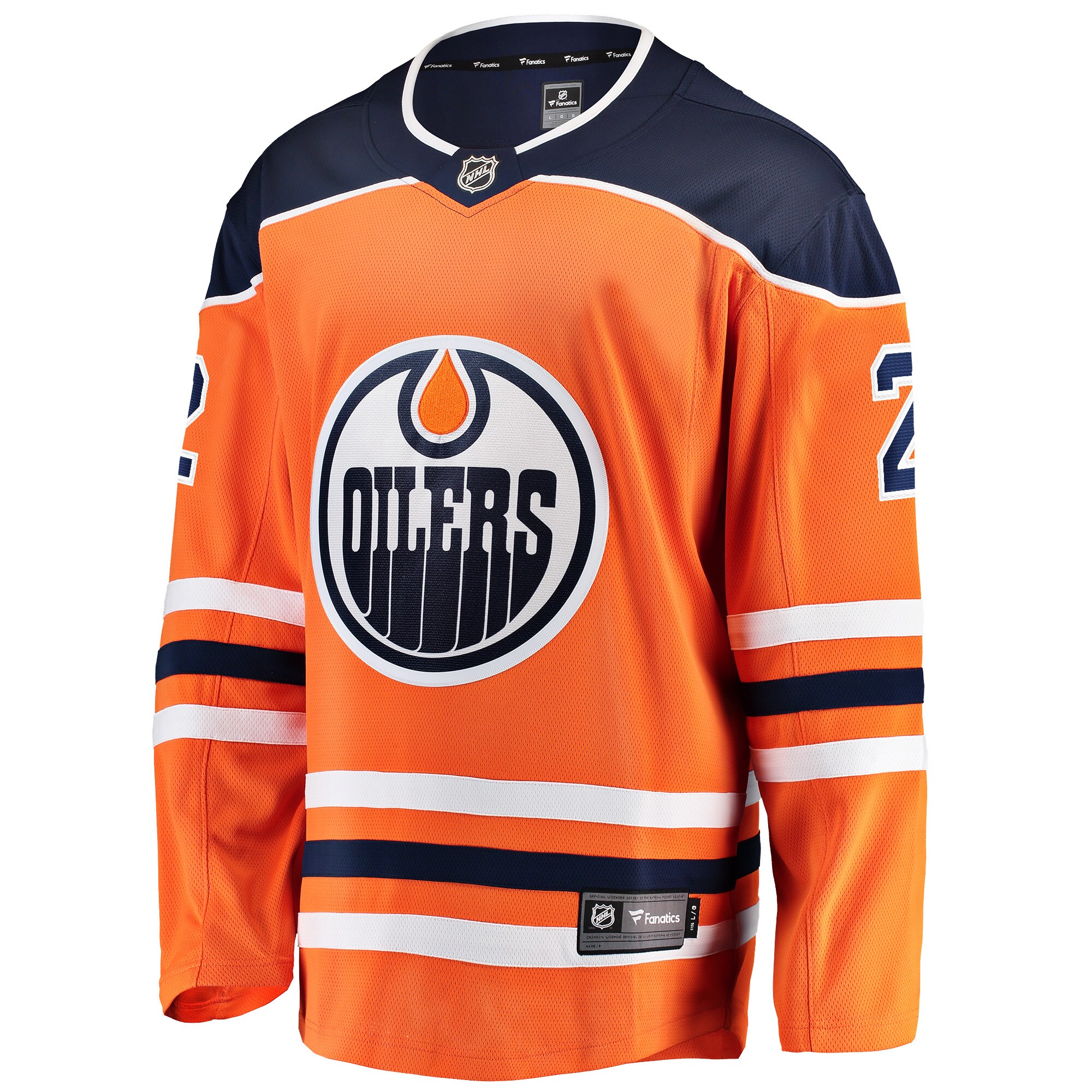 Evan Bouchard Edmonton Oilers Fanatics Home Breakaway Jersey - Orange
