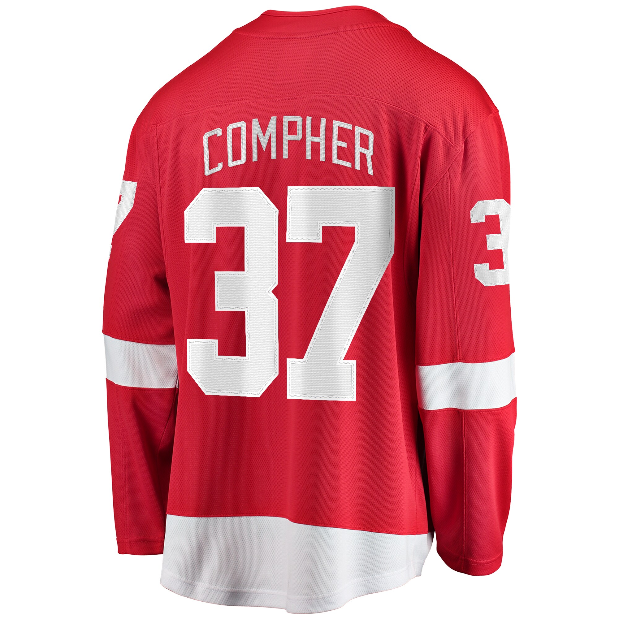 J.T. Compher Detroit Red Wings Fanatics Home Breakaway Jersey - Red