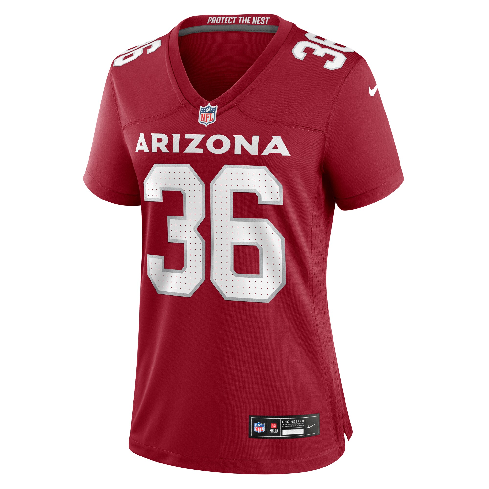 Andre Chachere Arizona Cardinals  Women's Team Game Jersey -  Cardinal