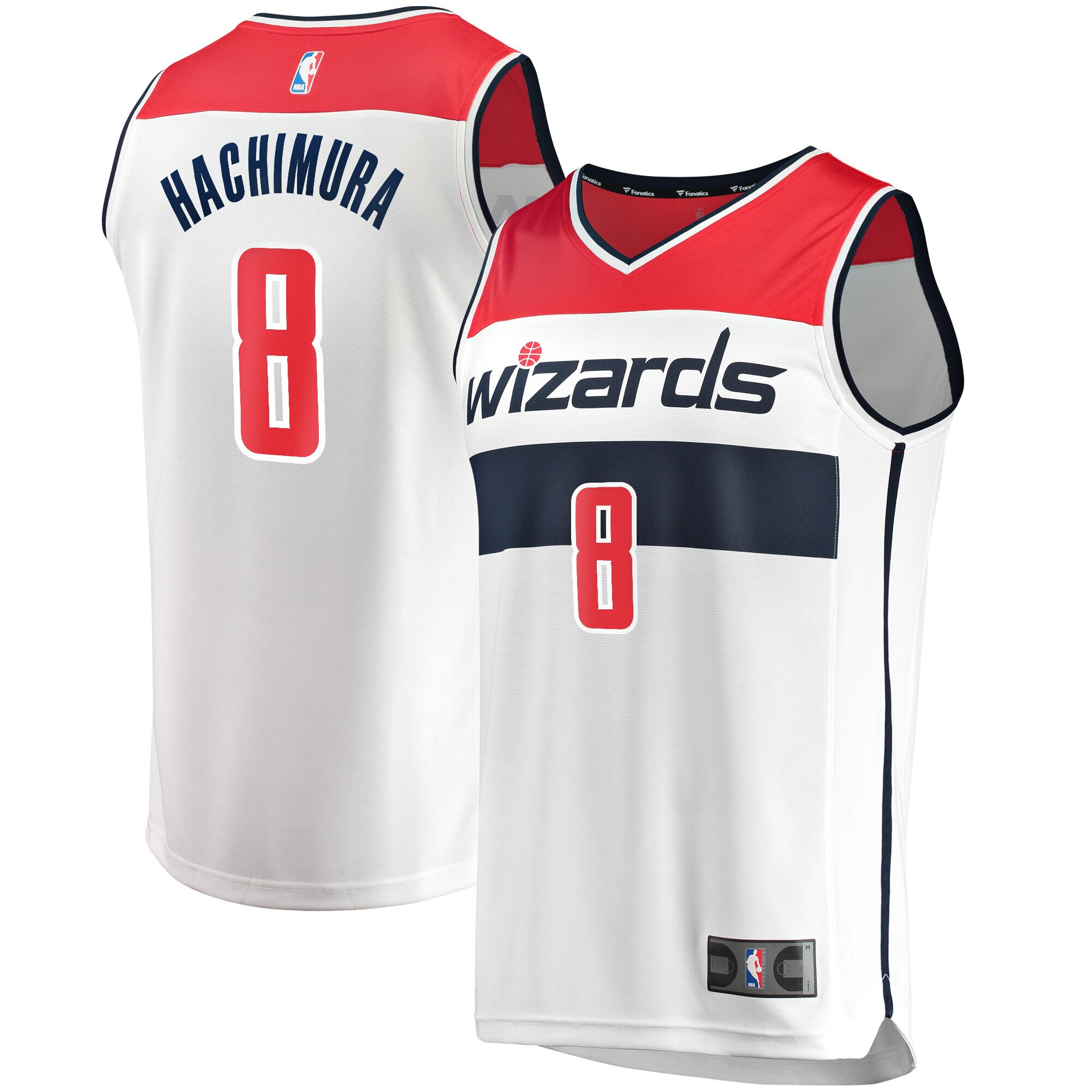 Rui Hachimura Washington Wizards Fanatics Youth Fast Break Player Replica Jersey - Association Edition - White